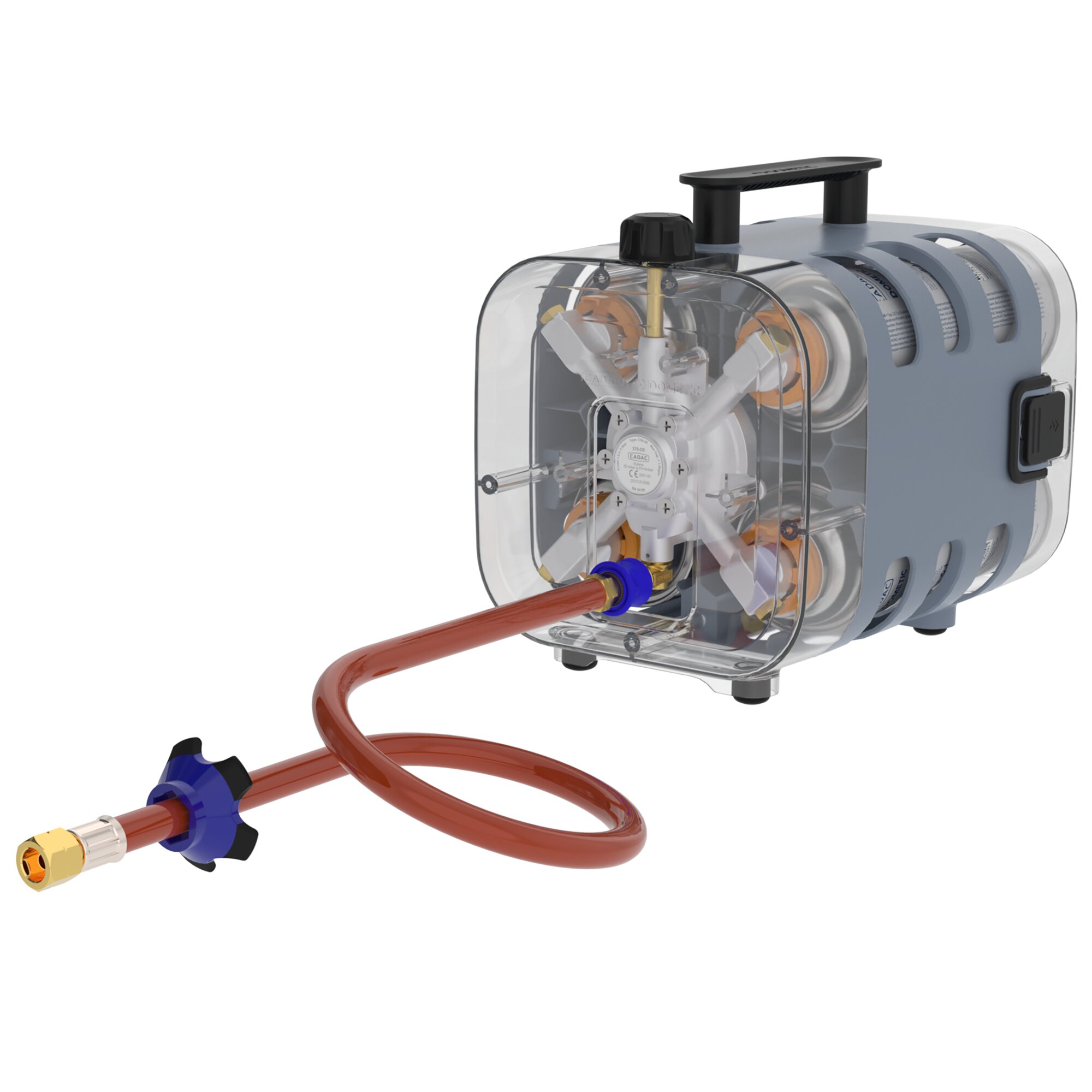 Gasversorgung Quad Power Pak, 30 mbar