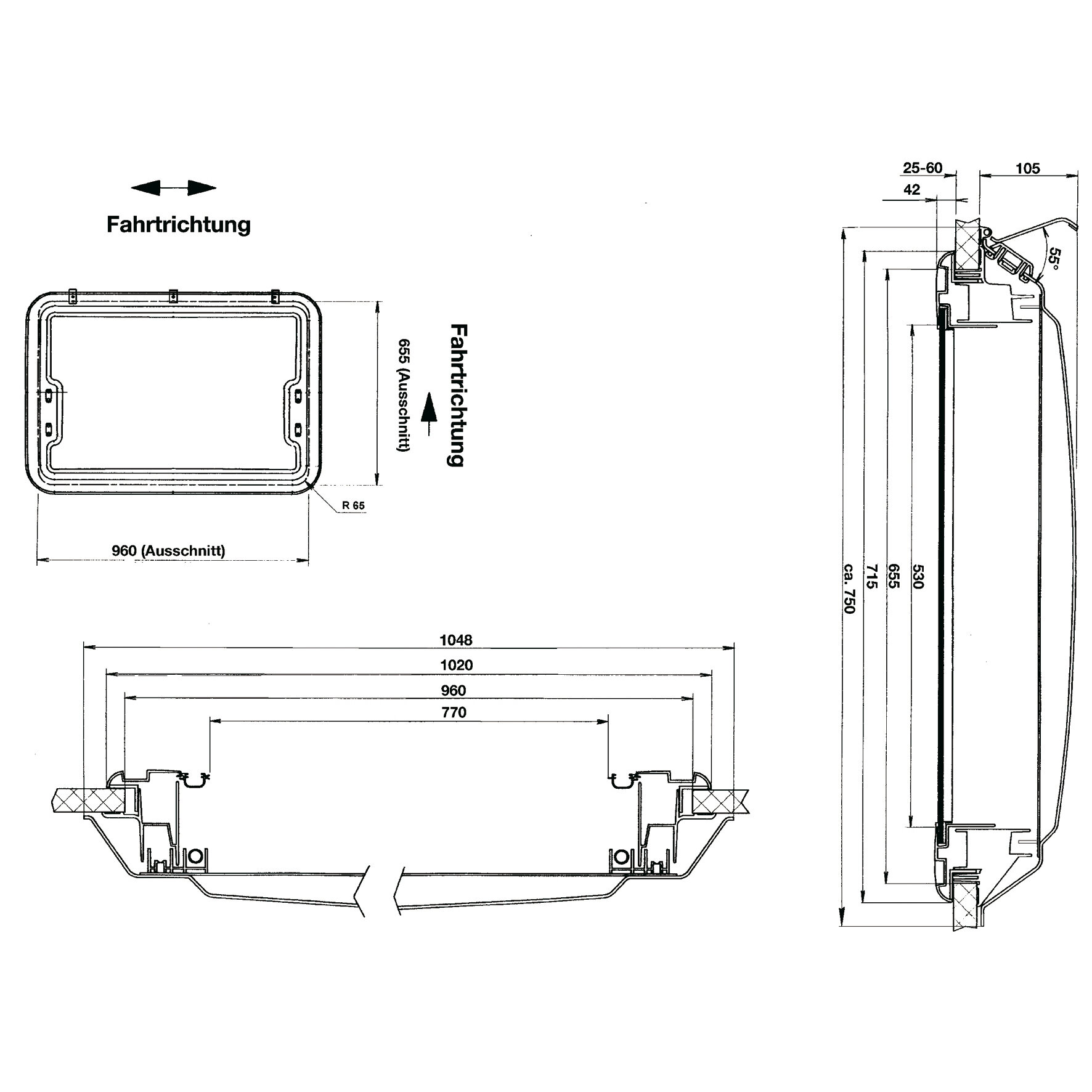 Dachfenster Heki 2 de Luxe