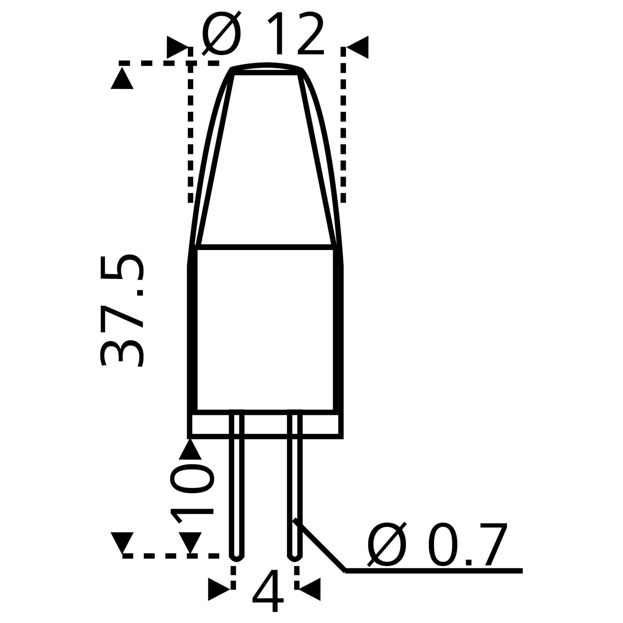 LED-Leuchtmittel G4, 2,50 W