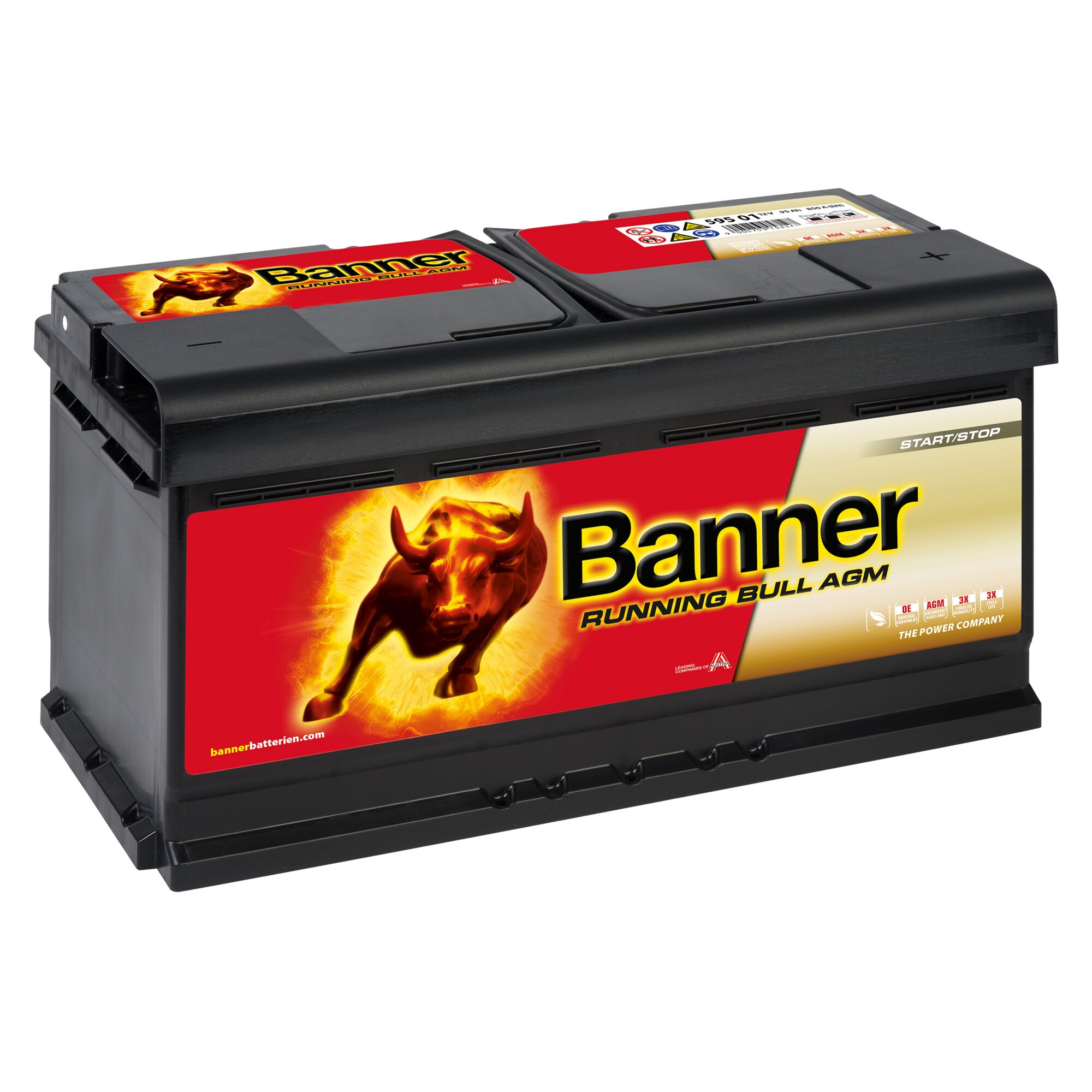 Running Bull AGM Batterie, 70 Ah