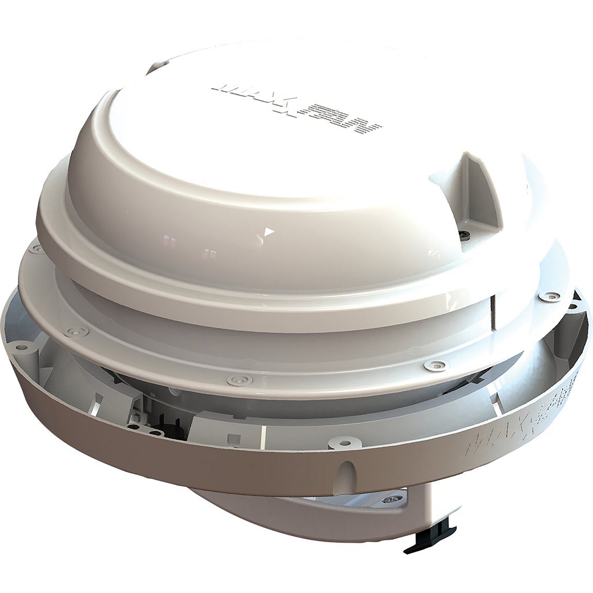 MaxxFan Dome mit LED, weiß