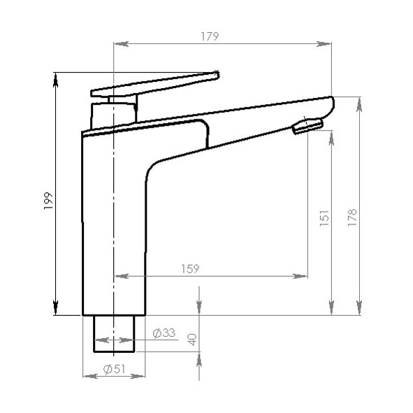 Einhebelmischer Vector S (Küche)