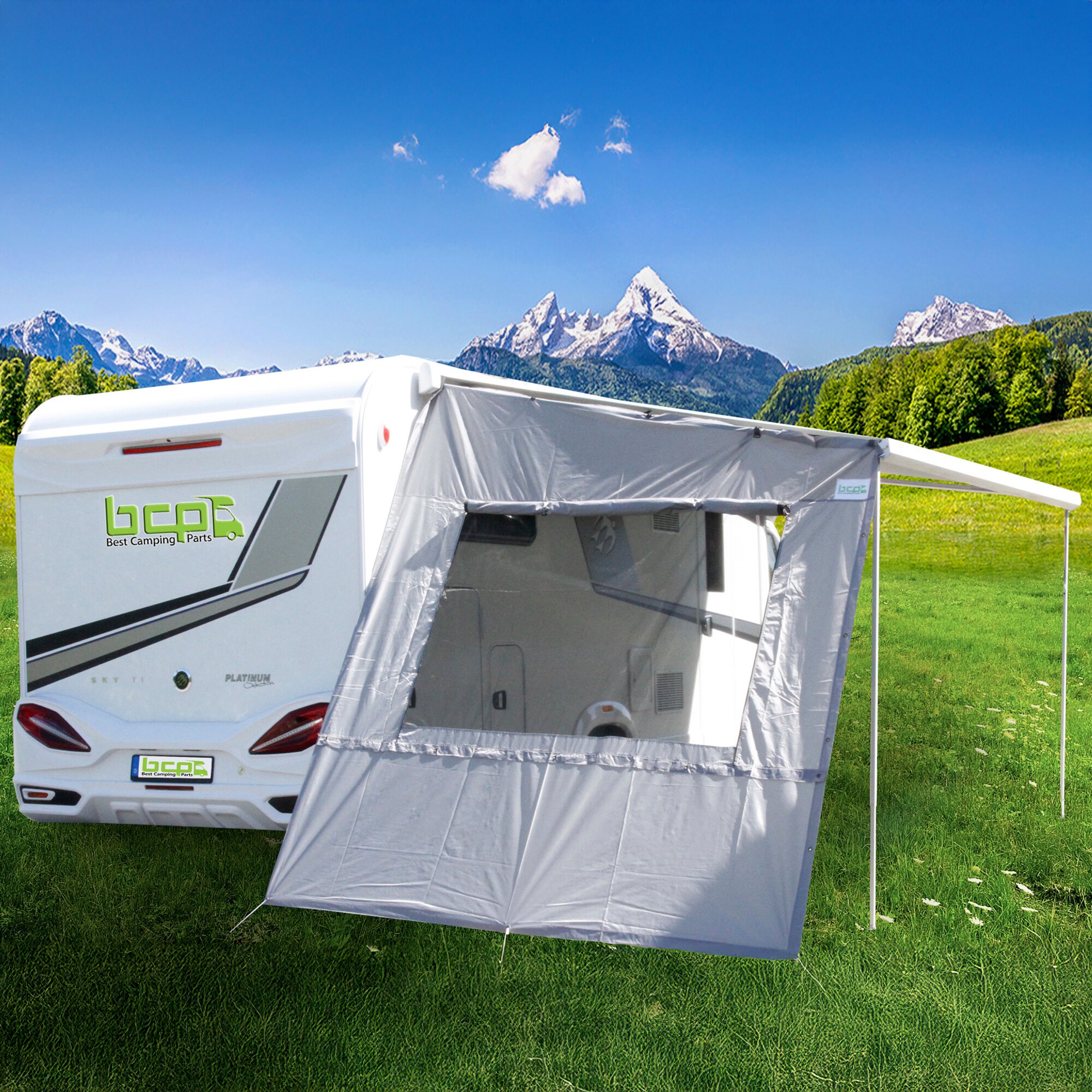 Seitenwand mit Fenster