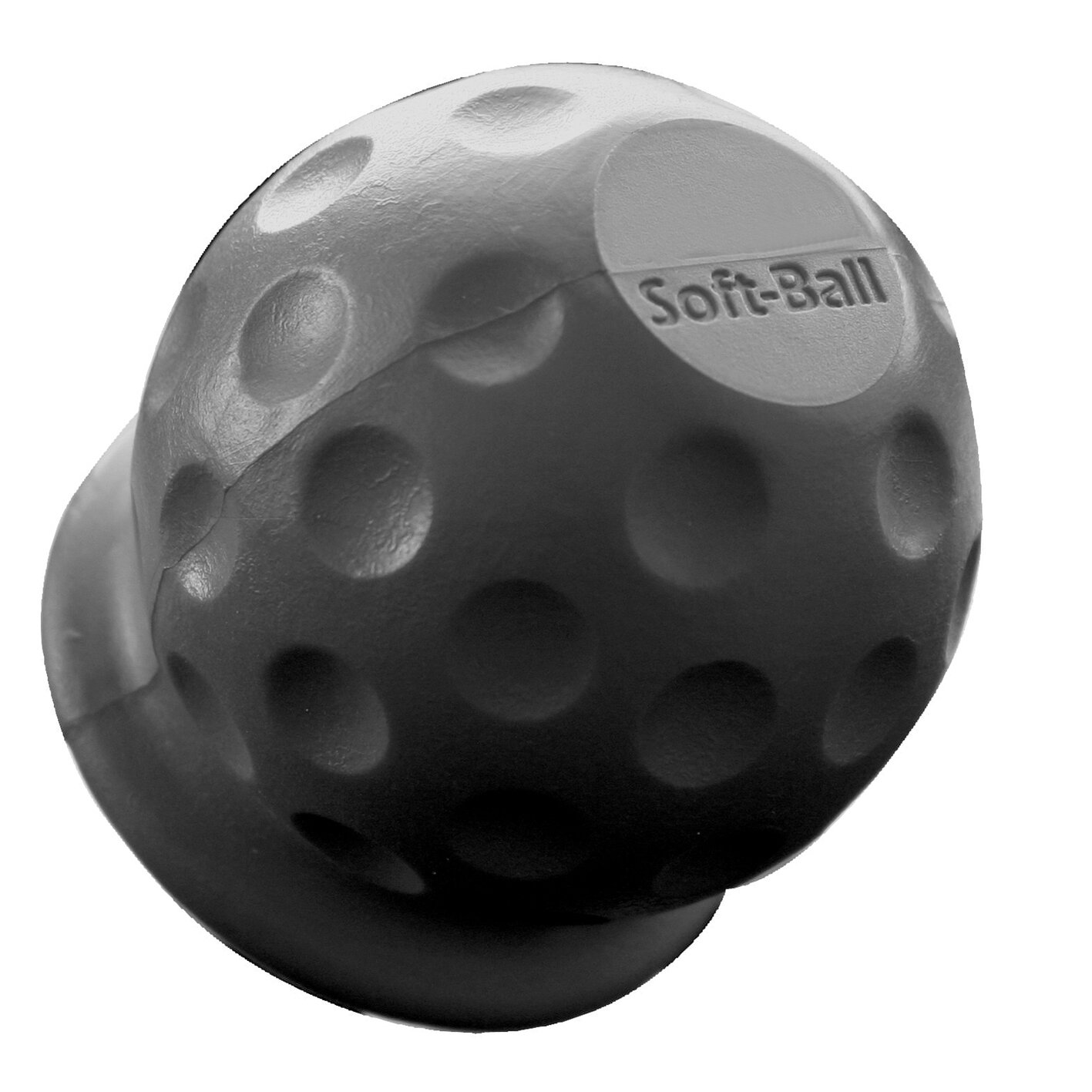 Soft-Ball – Schutzkappe für Anhängerkupplung, schwarz
