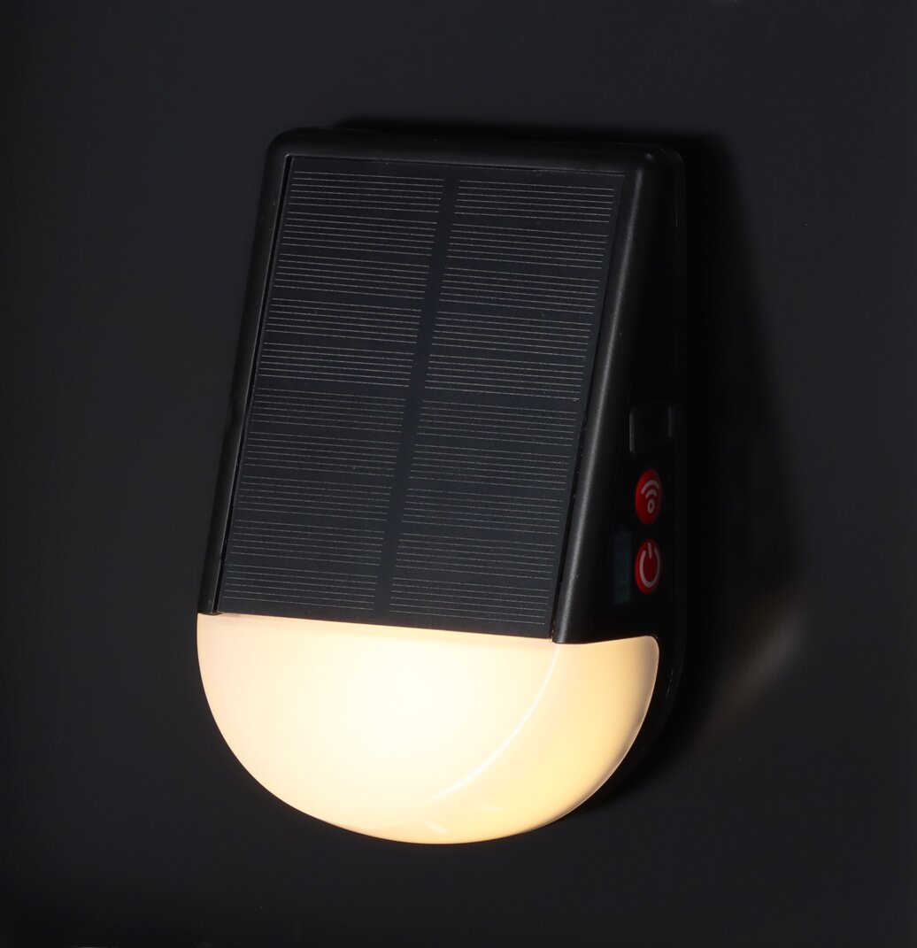 Akku-Outdoor-Solarlampe KL 300 AS mit Bewegungsmelder