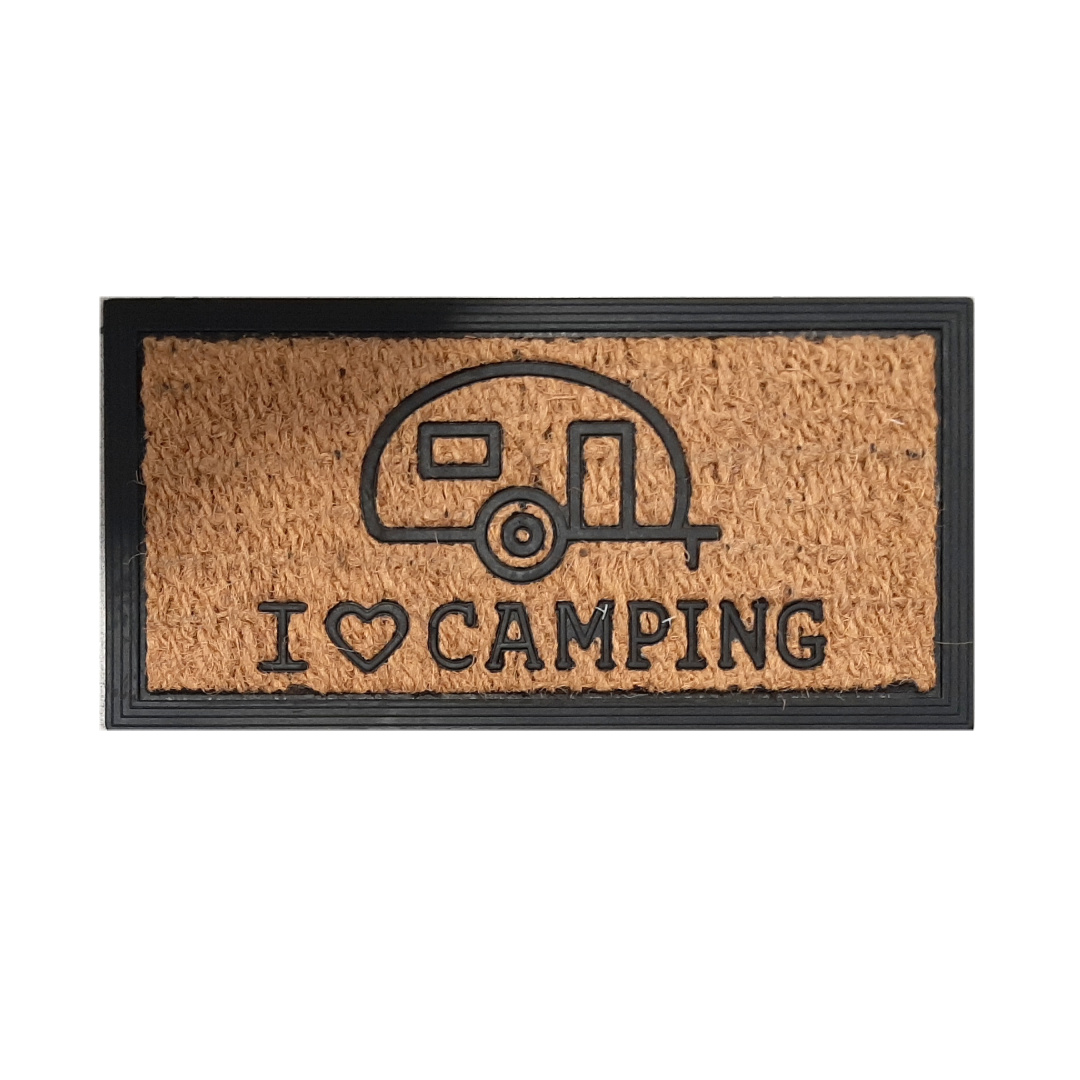 Fußmatte Caravan "I love Camping"