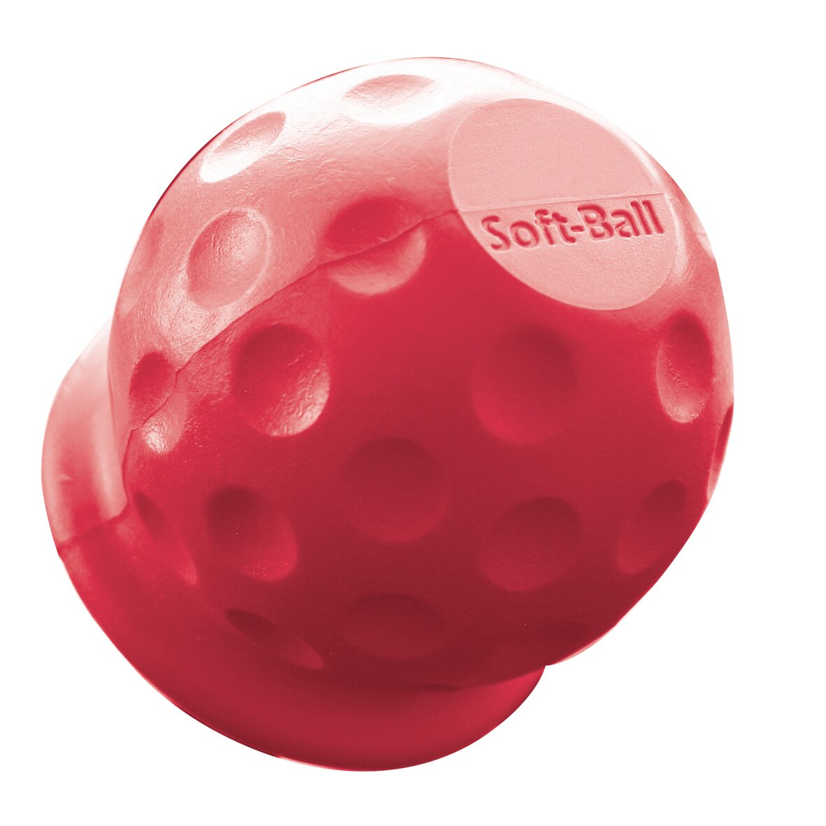 Soft-Ball – Schutzkappe für Anhängerkupplung, rot