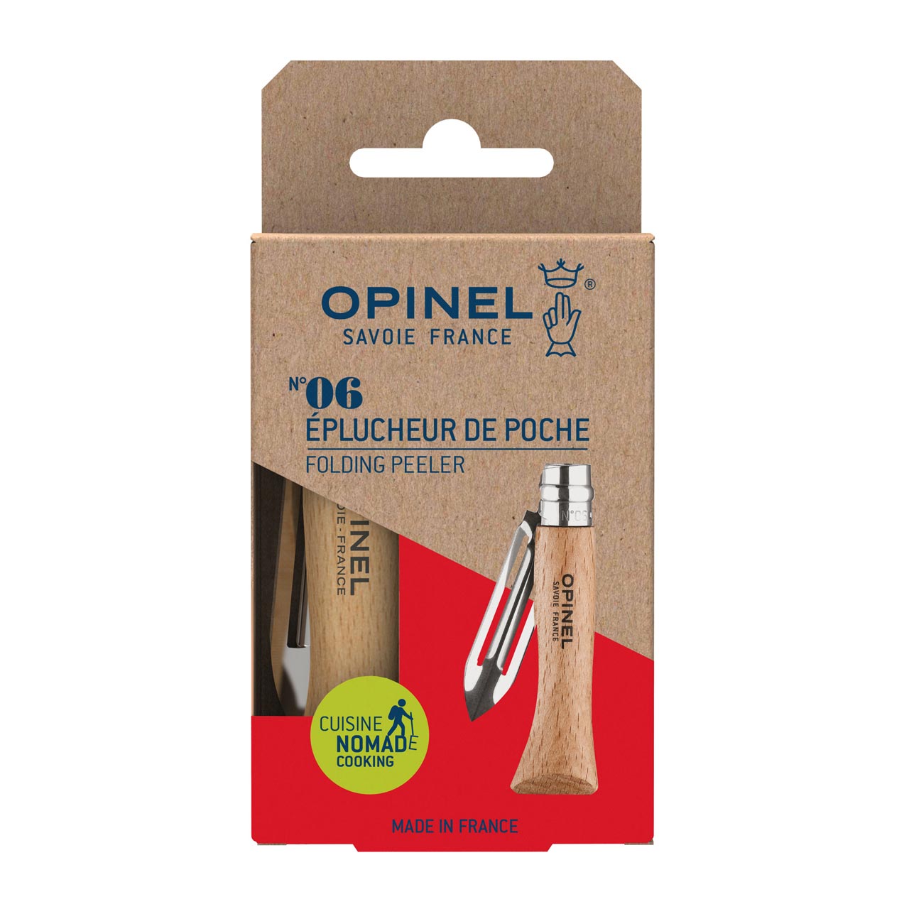 Opinel N°06 Taschen-Schälmesser