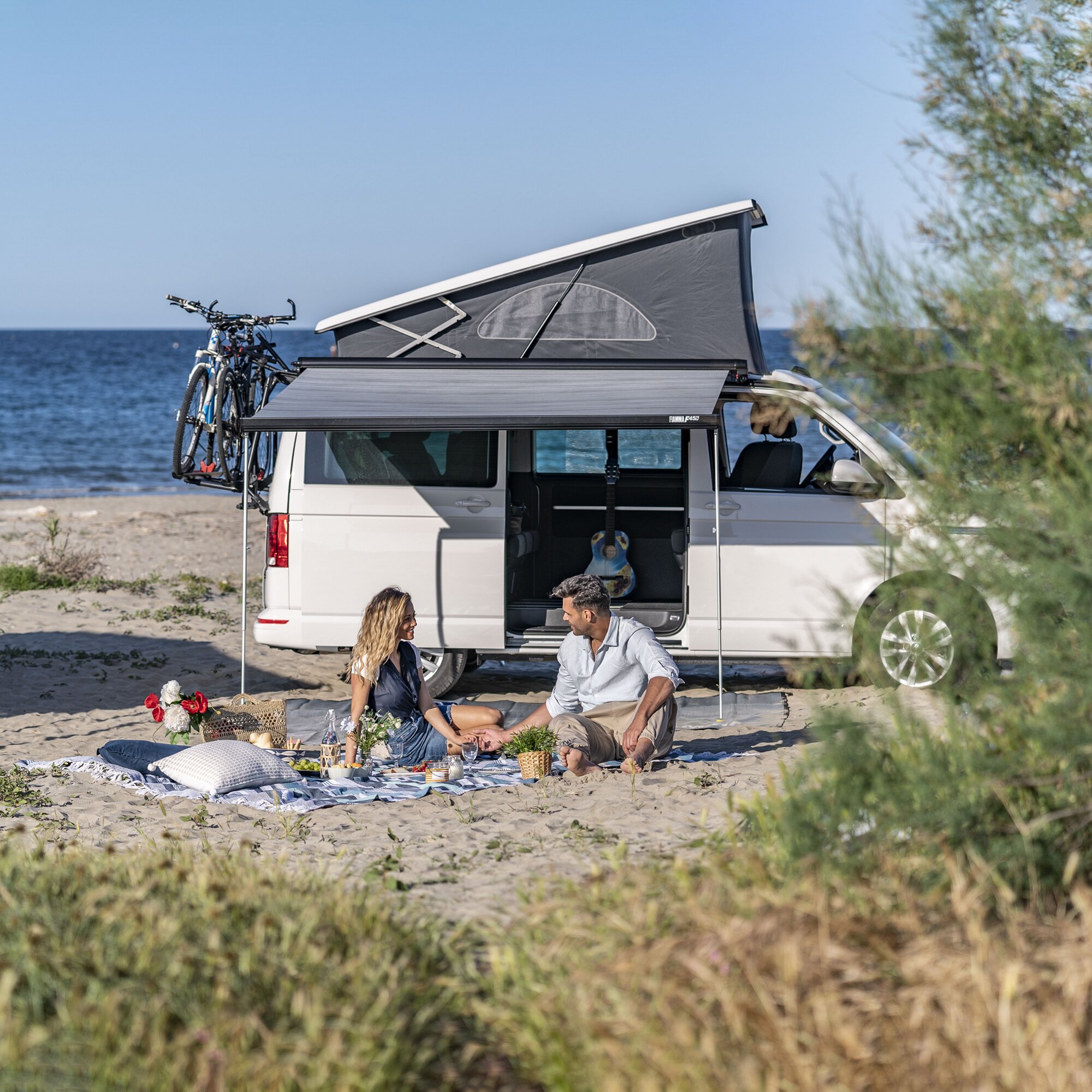 Markise F45s VW T5/T6 Multivan, schwarz, 308 cm