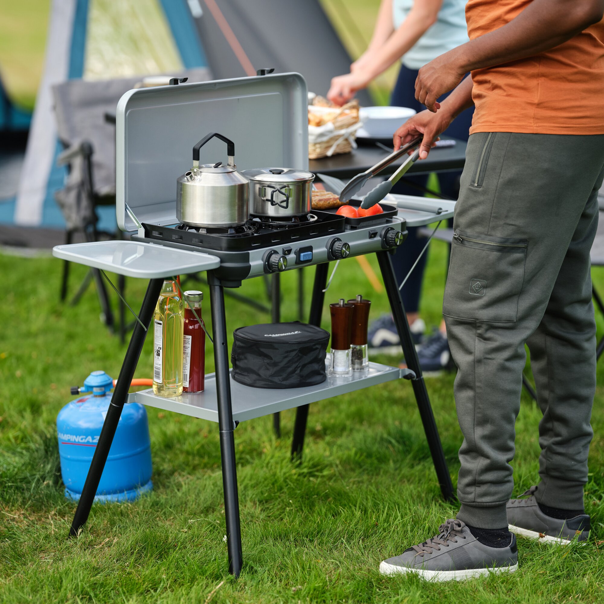 Gaskocher Camping Kitchen 2 MULTI-COOK PLUS
