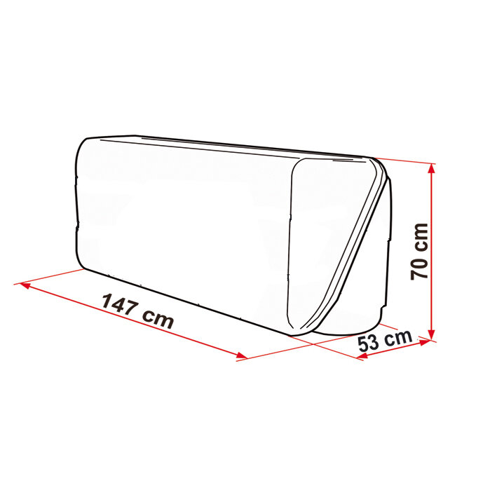 Heckbox Ultra-Box 500, weiß