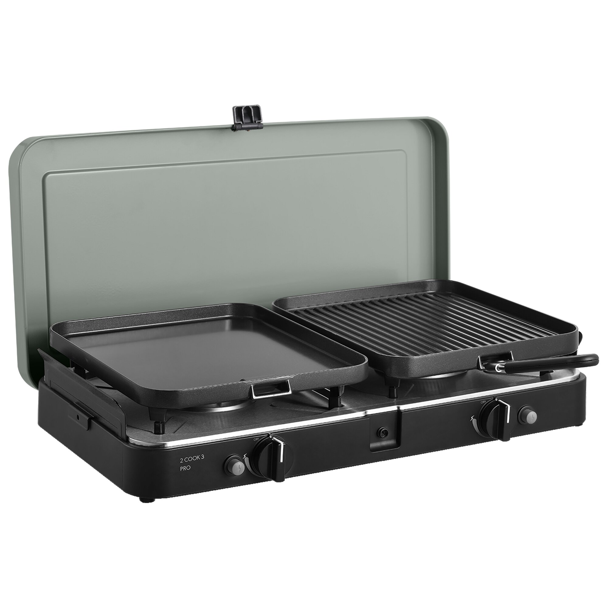 Gaskocher 2 Cook 3 Pro Deluxe, 50 mbar