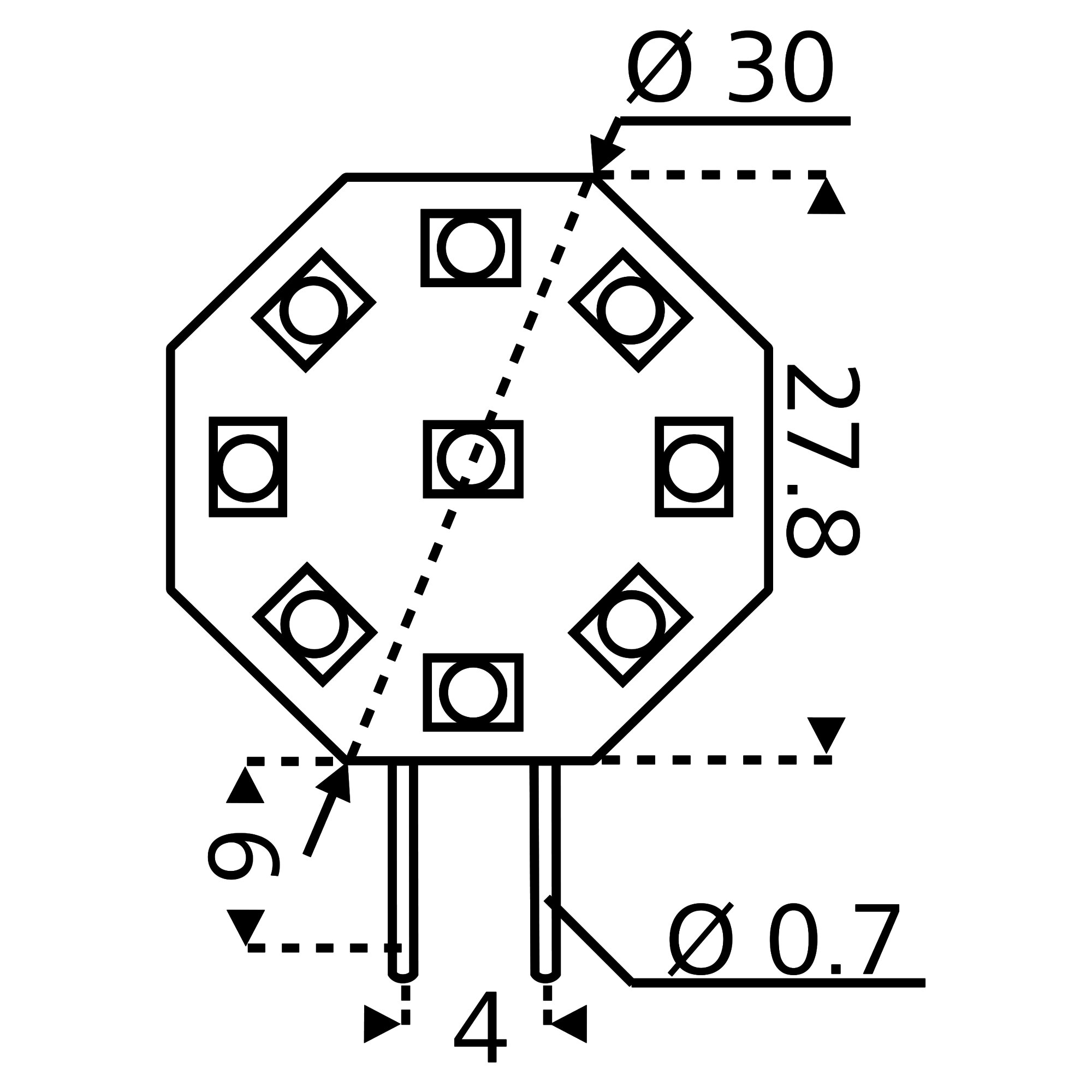 LED-Leuchtmittel G4 Flachmodule