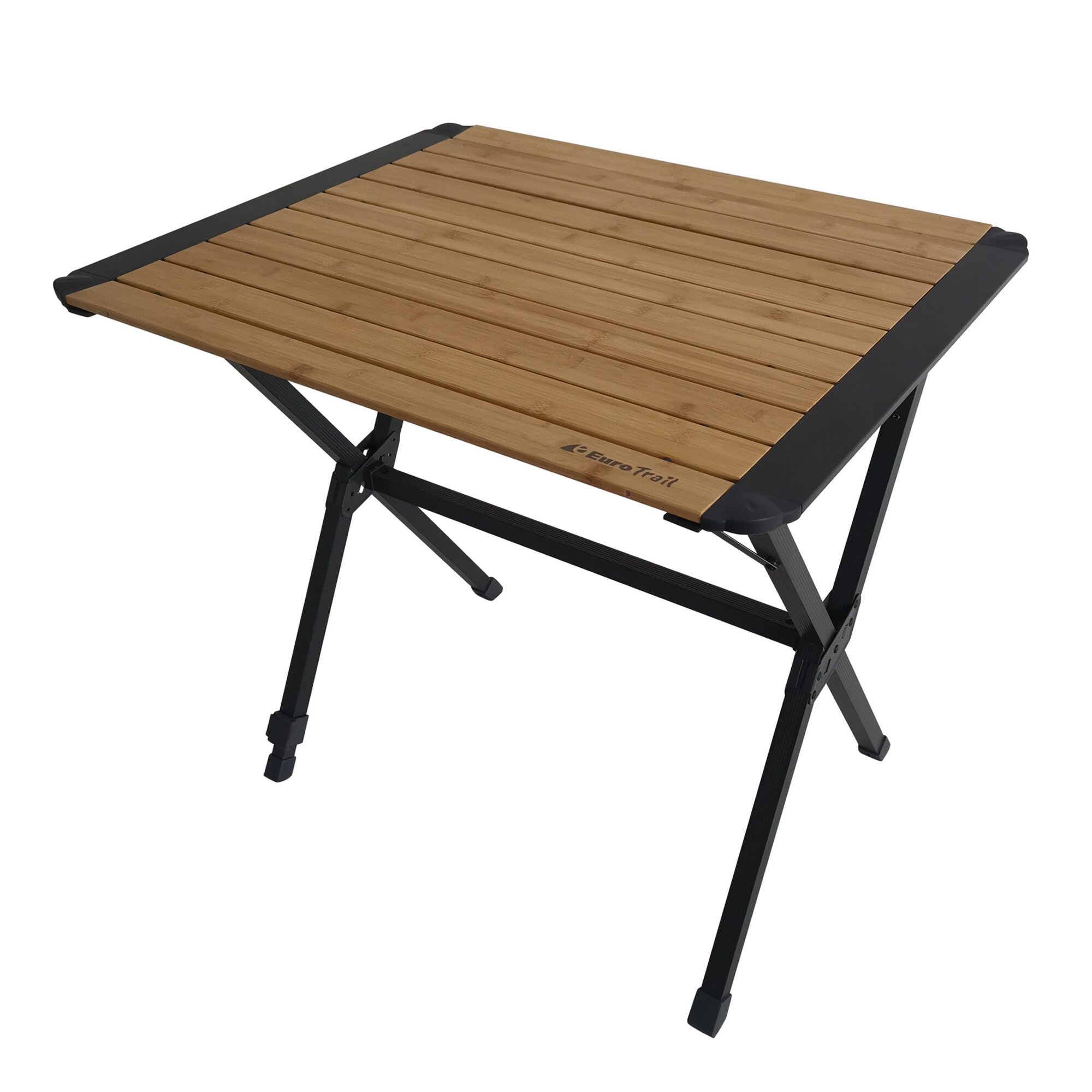 Bambus Rolltisch Chambery, 80 x 70 cm