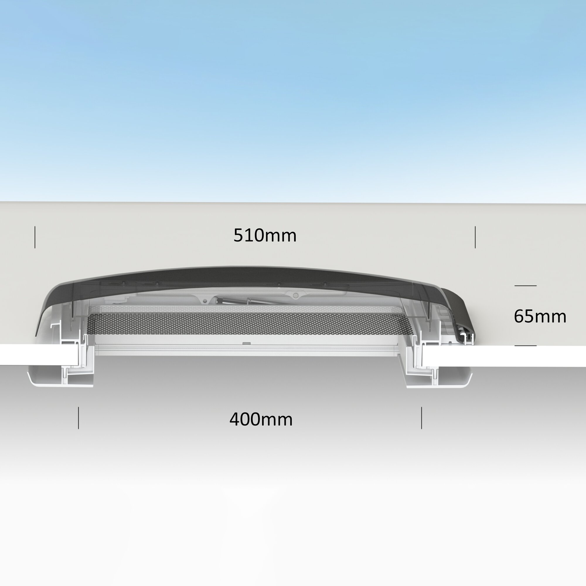 Dachhaube roofSTAR 7 mit LED