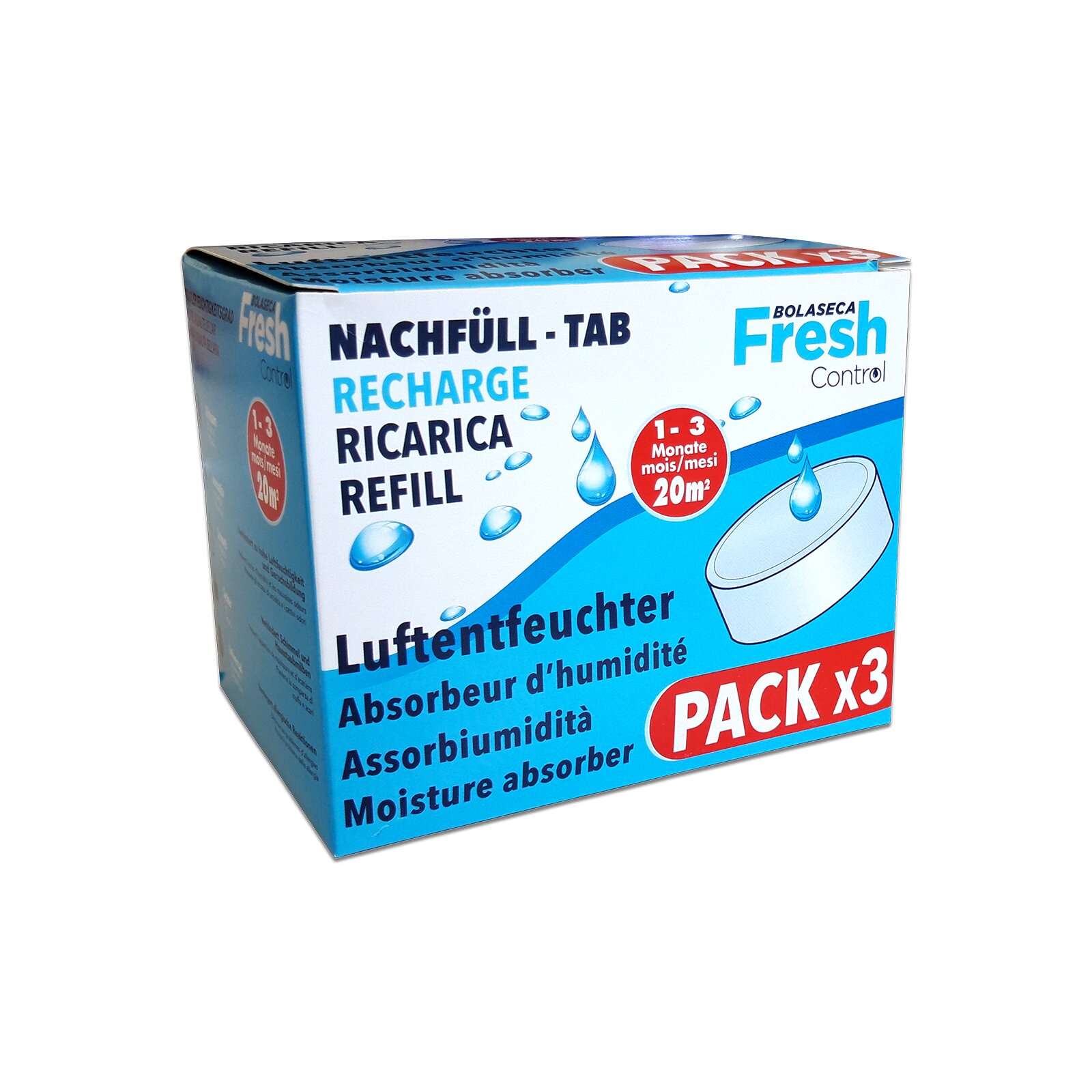 Luftentfeuchter Nachfülltabs
