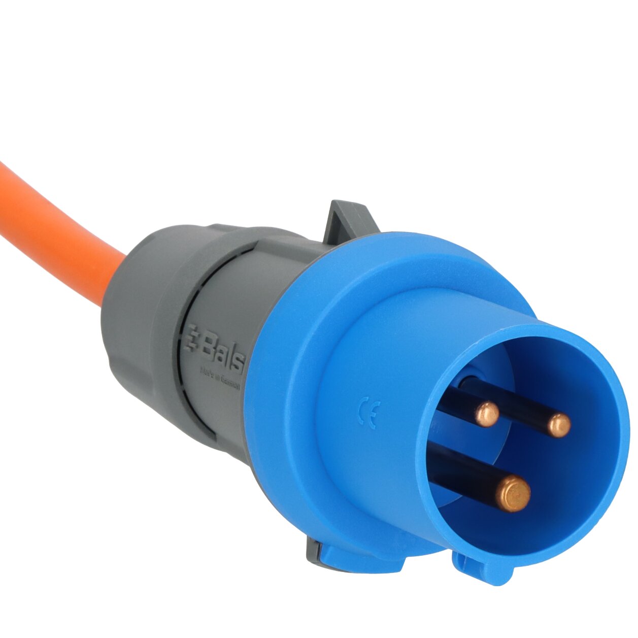 Verlängerungskabel Camping CEE-CEE/Schuko, 25 m orange