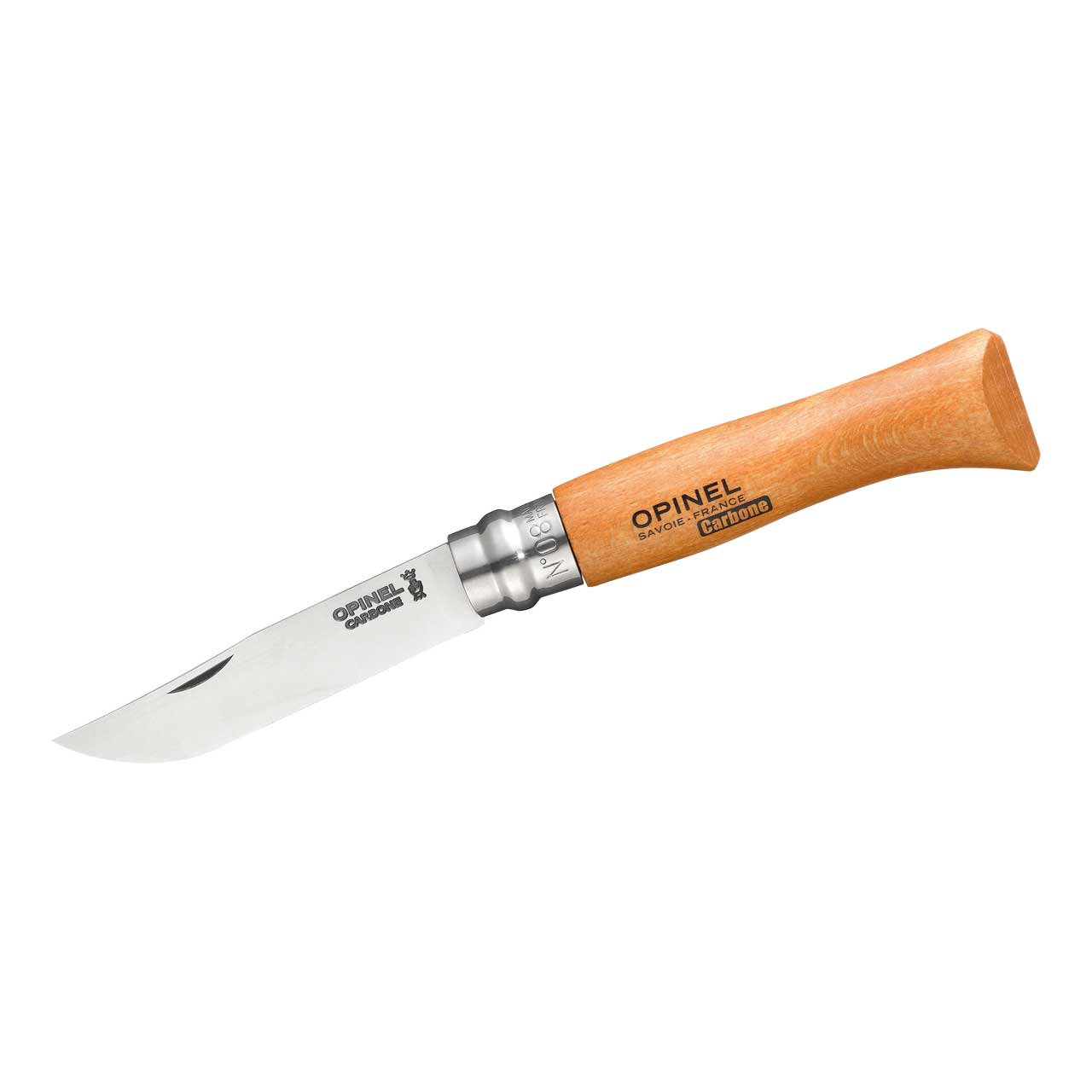 Opinel Carbonstahl Buchenholzgriff