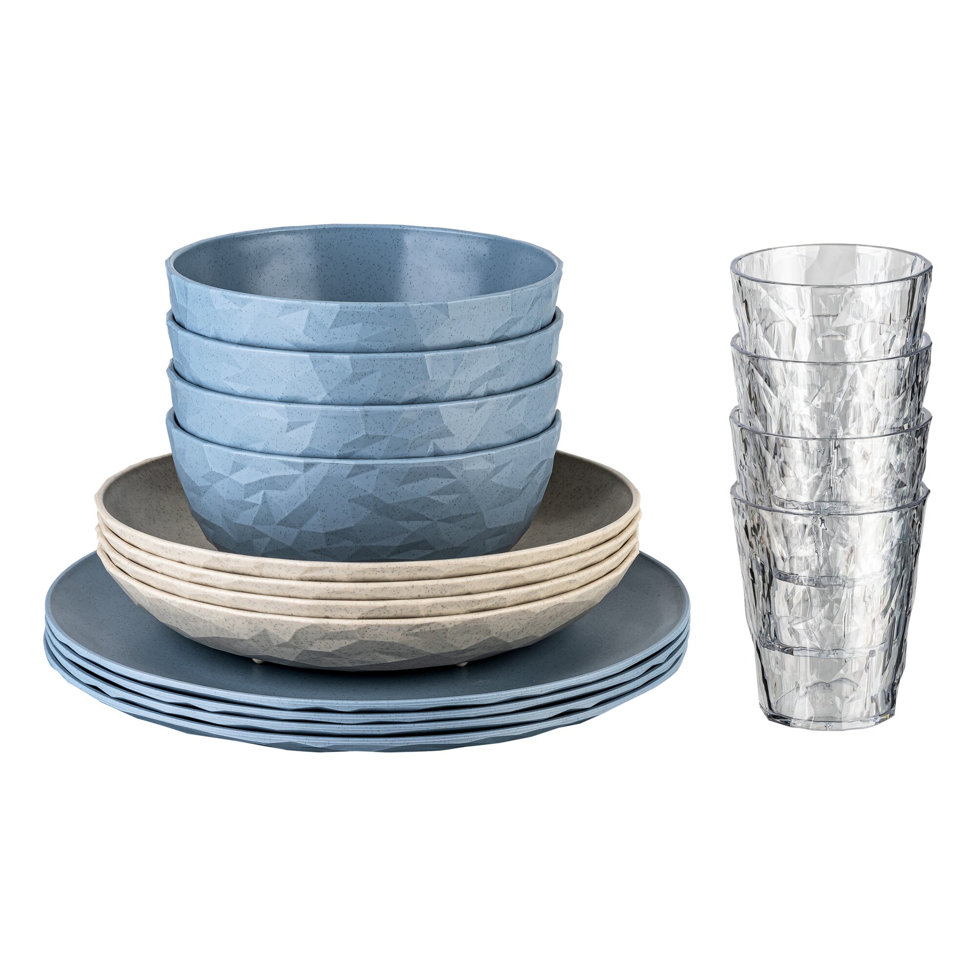 Geschirrset CLUB GÖTEBORG, blau