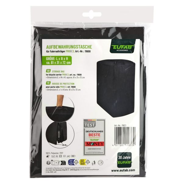 Aufbewahrungstasche für Fahrradträger ProBC2