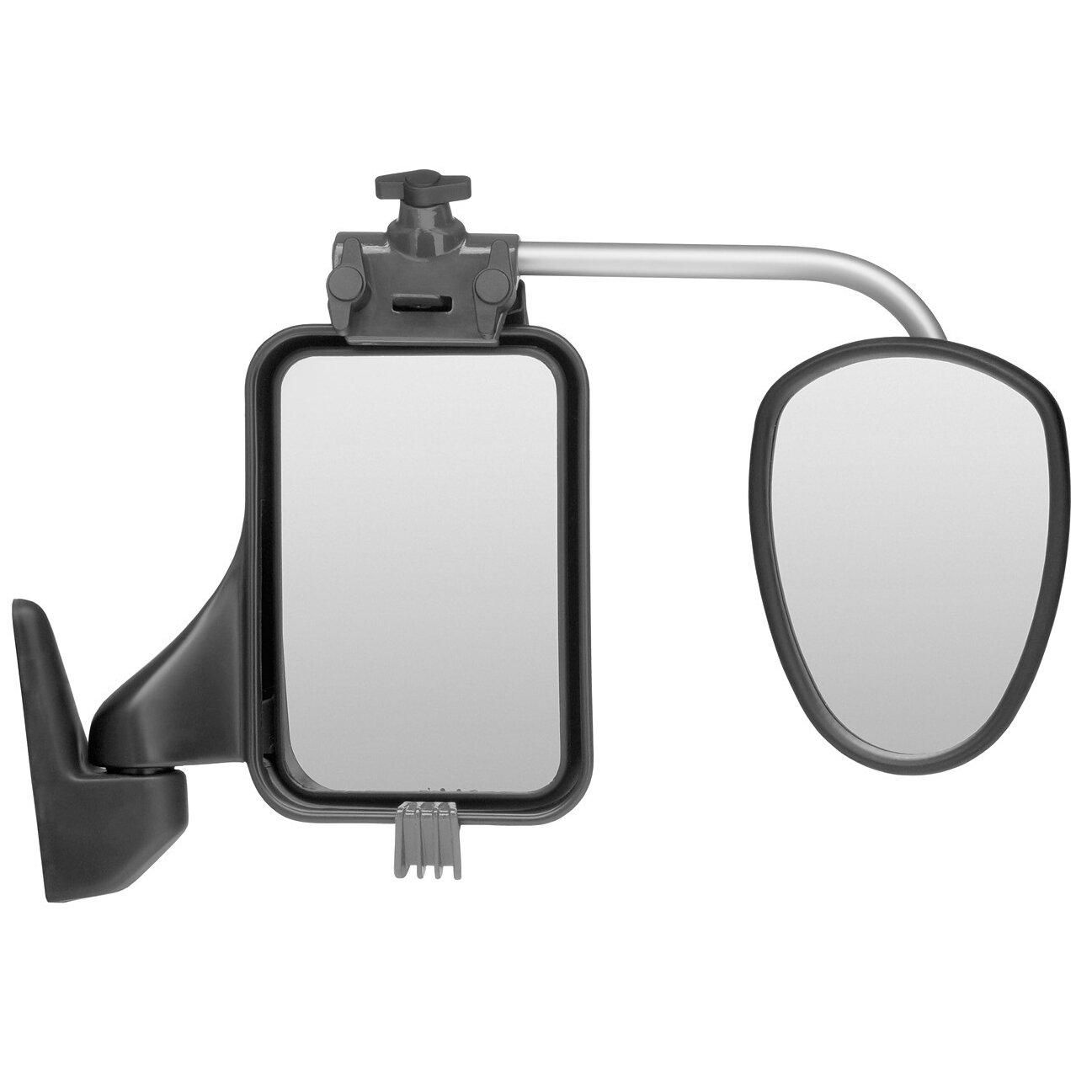 Caravanspiegel Alufor, konvex, S Armlänge 33 cm