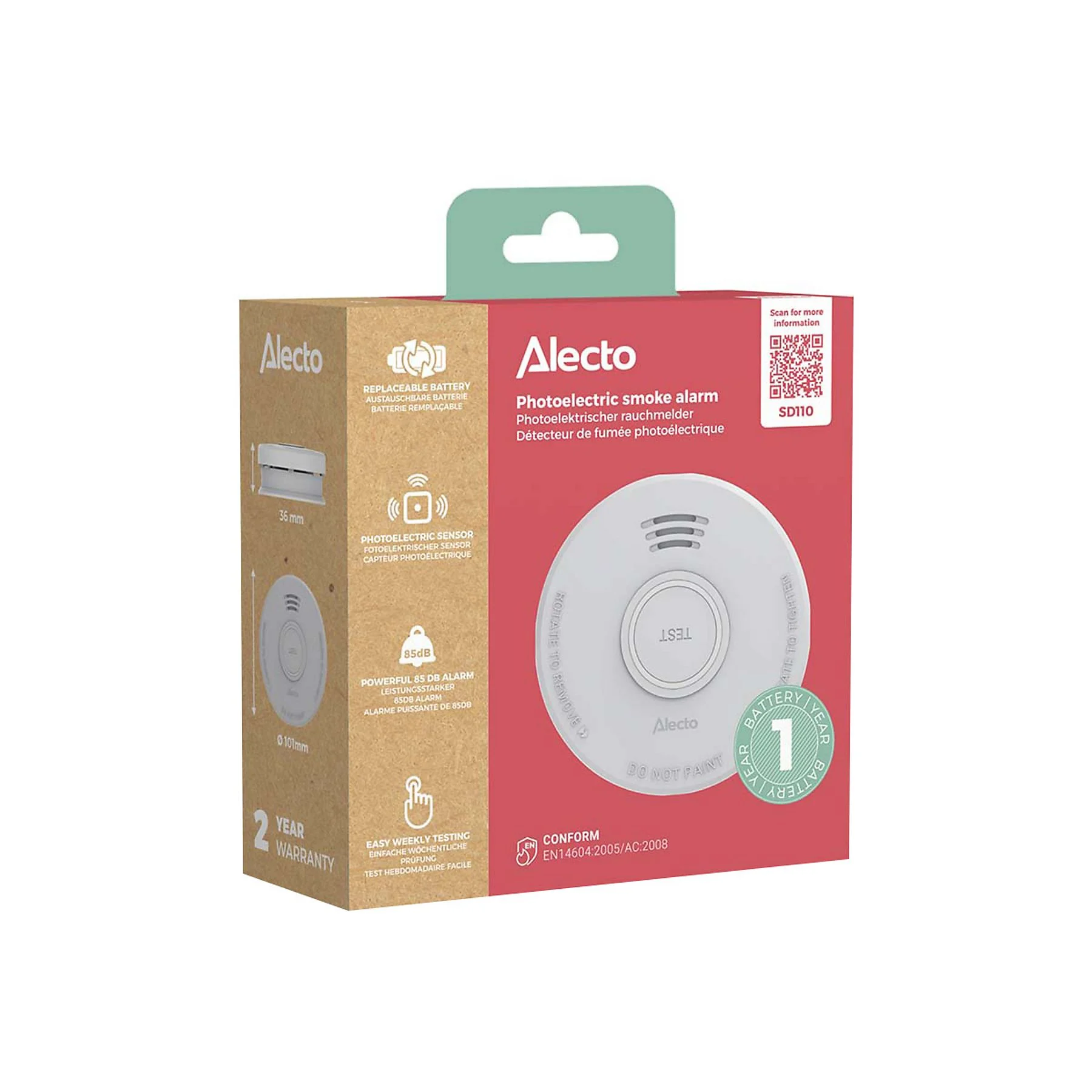 Alecto SD110 Rauchmelder