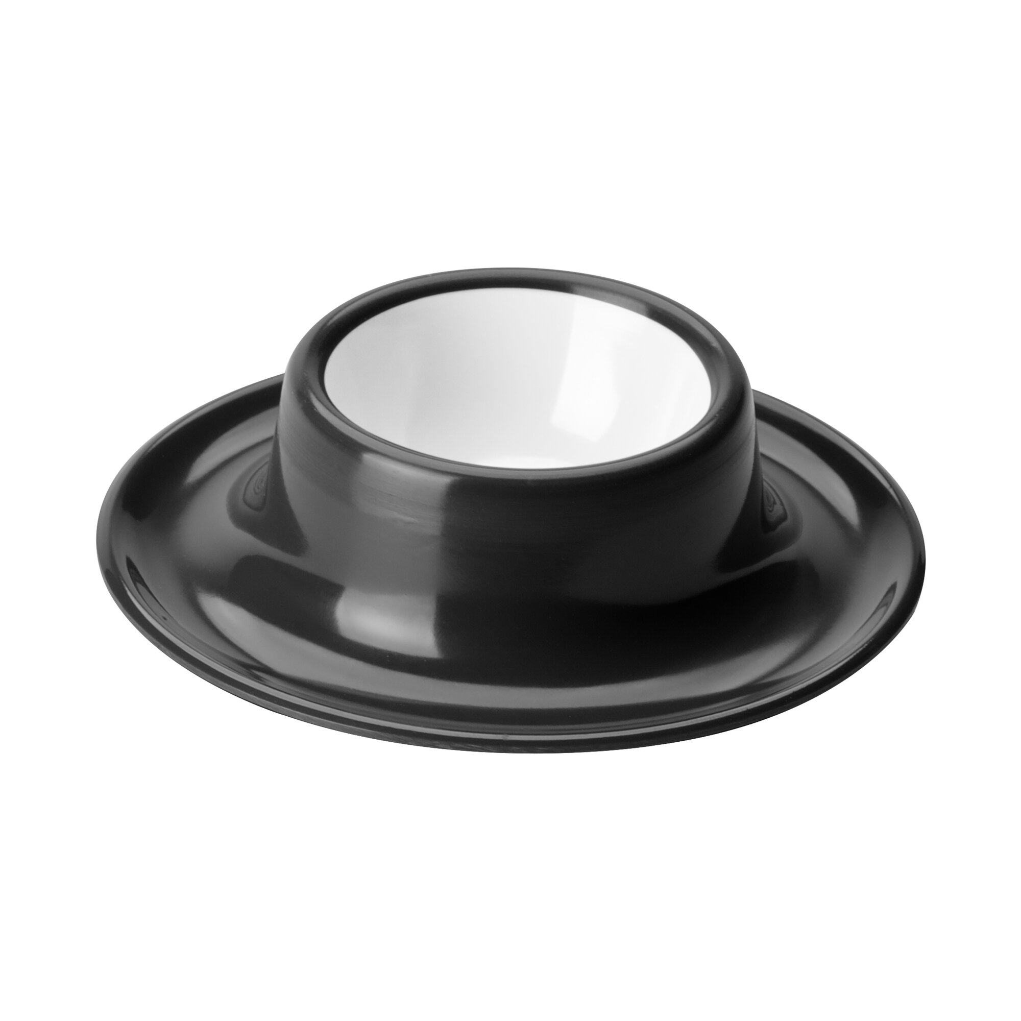 Eierbecher Solid Line, schwarz, 4er-Set