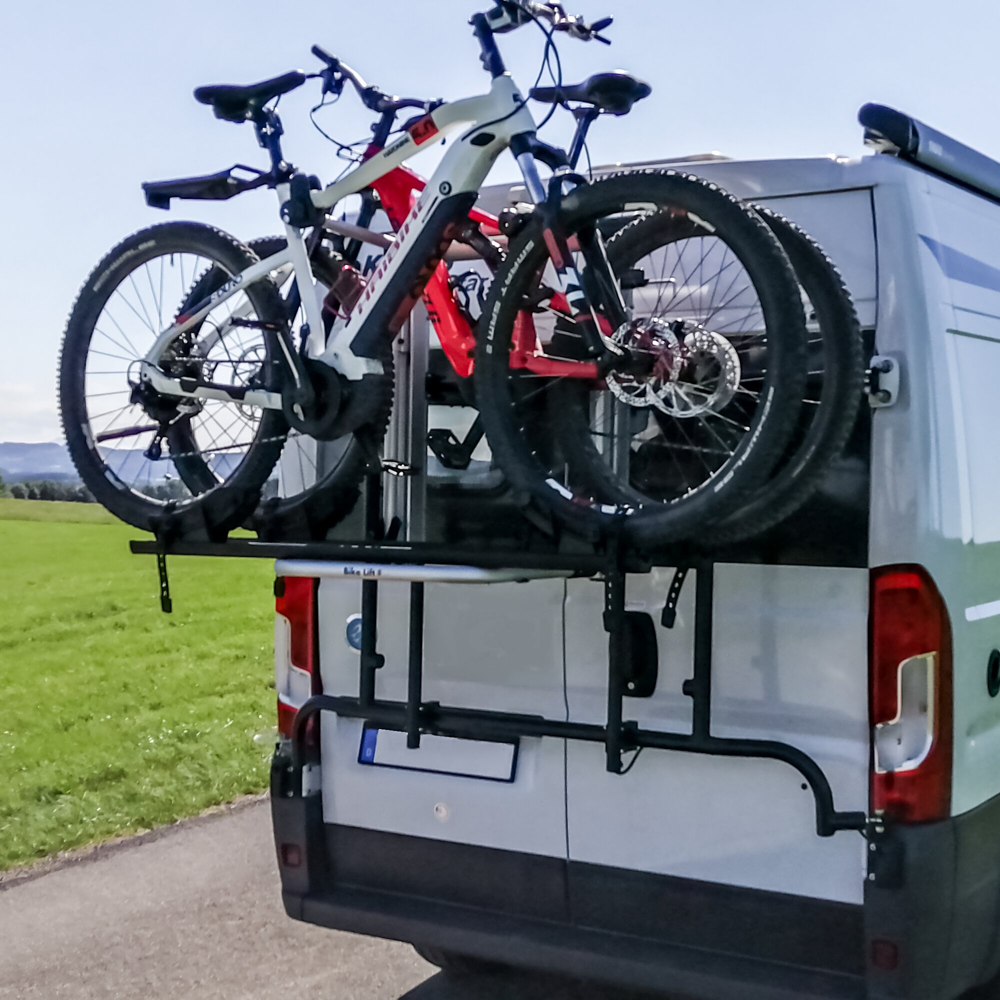Fahrradträger elektrisch für Ducato/Jumper/Boxer