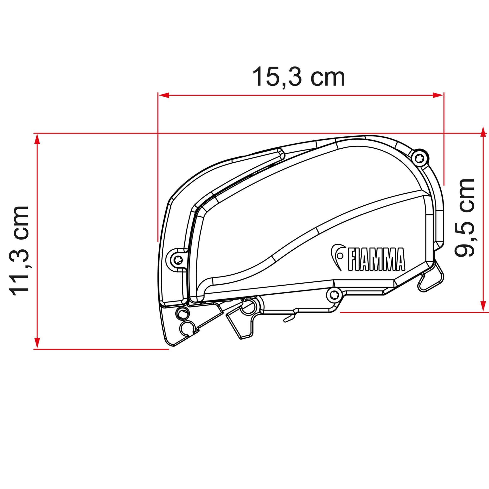 Funk Kabelschleife 868 zum Anschluss an WiPro III, weiß, 5 m