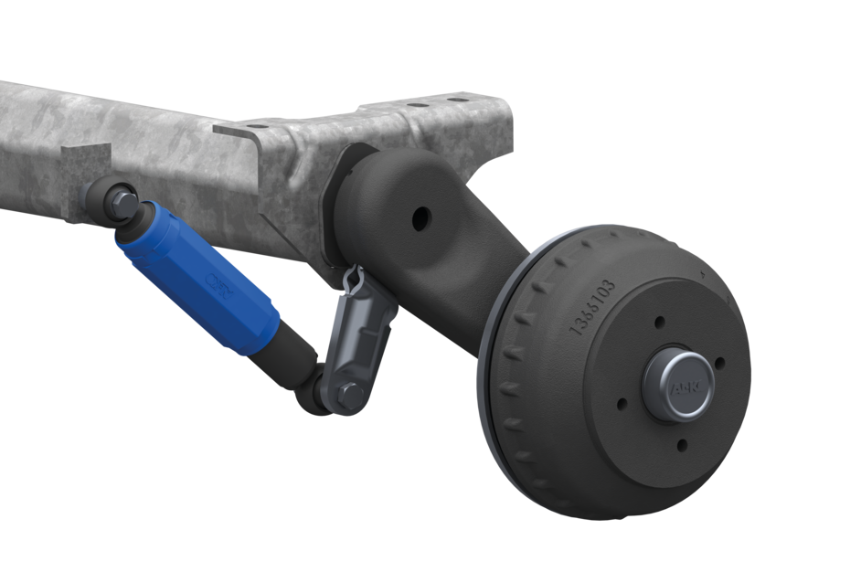 Octagon Achsstoßdämpfer, Einzelachse bis 1350 kg | Tandemachse bis 2700 kg