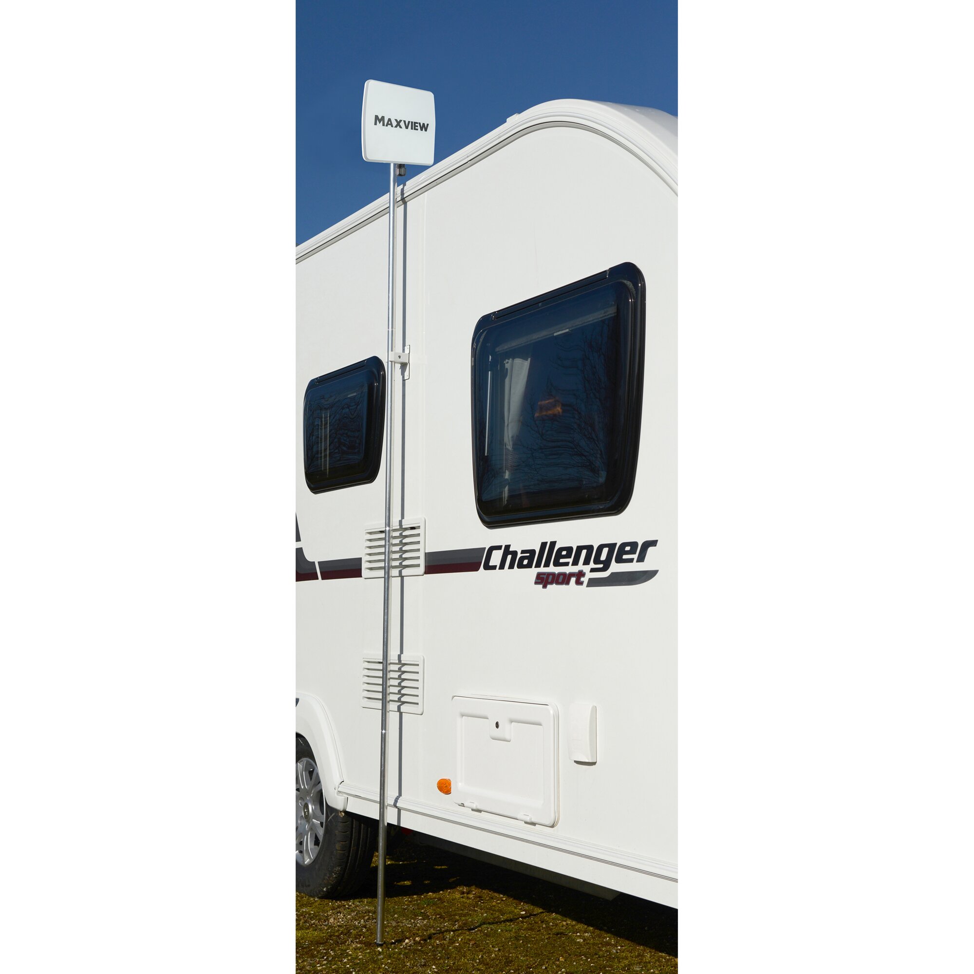 Mast mit Seitenwandhalterung zu Routerset Maxview Roam Basecamp