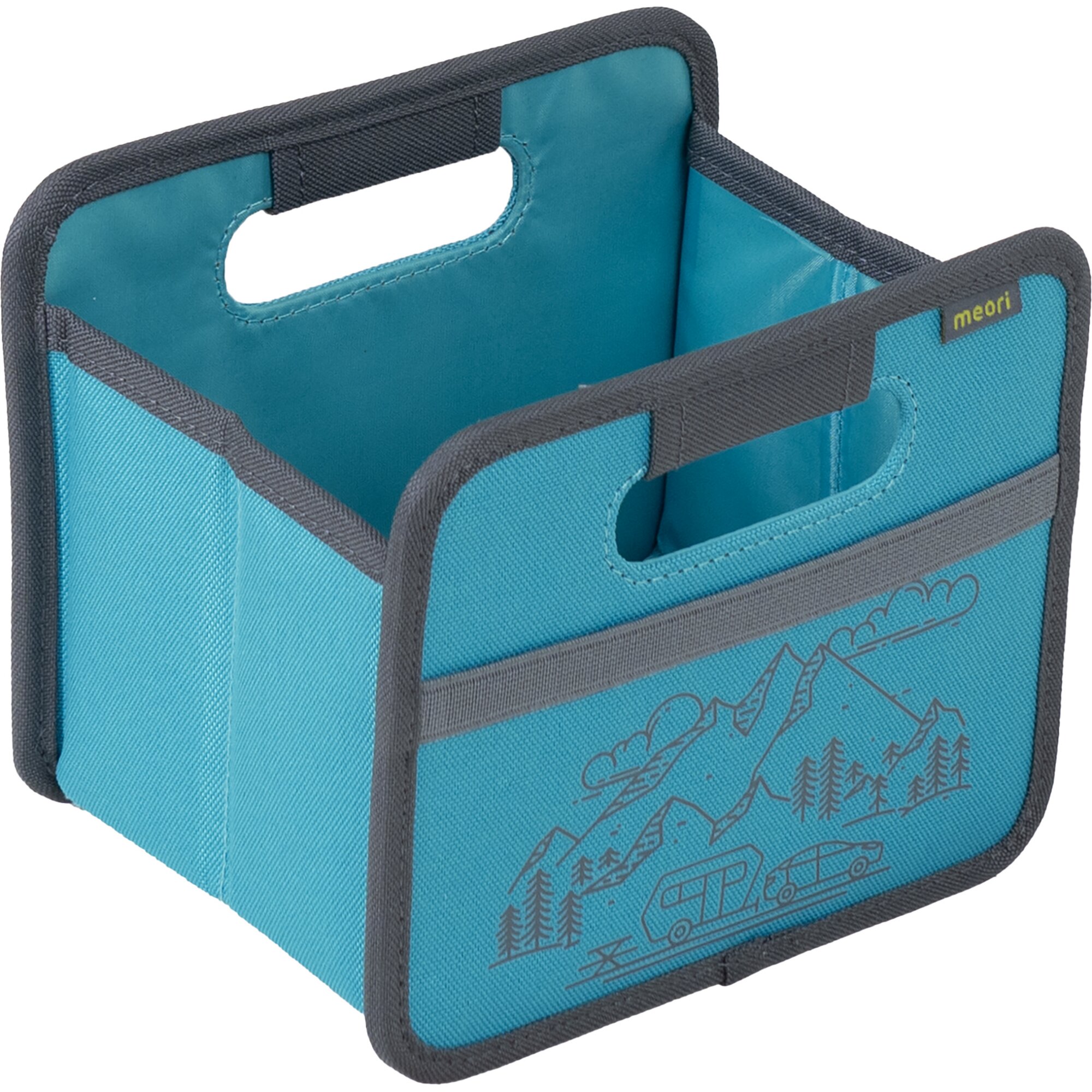 Faltbox meori Mini, Azur Blue / Wohnwagen