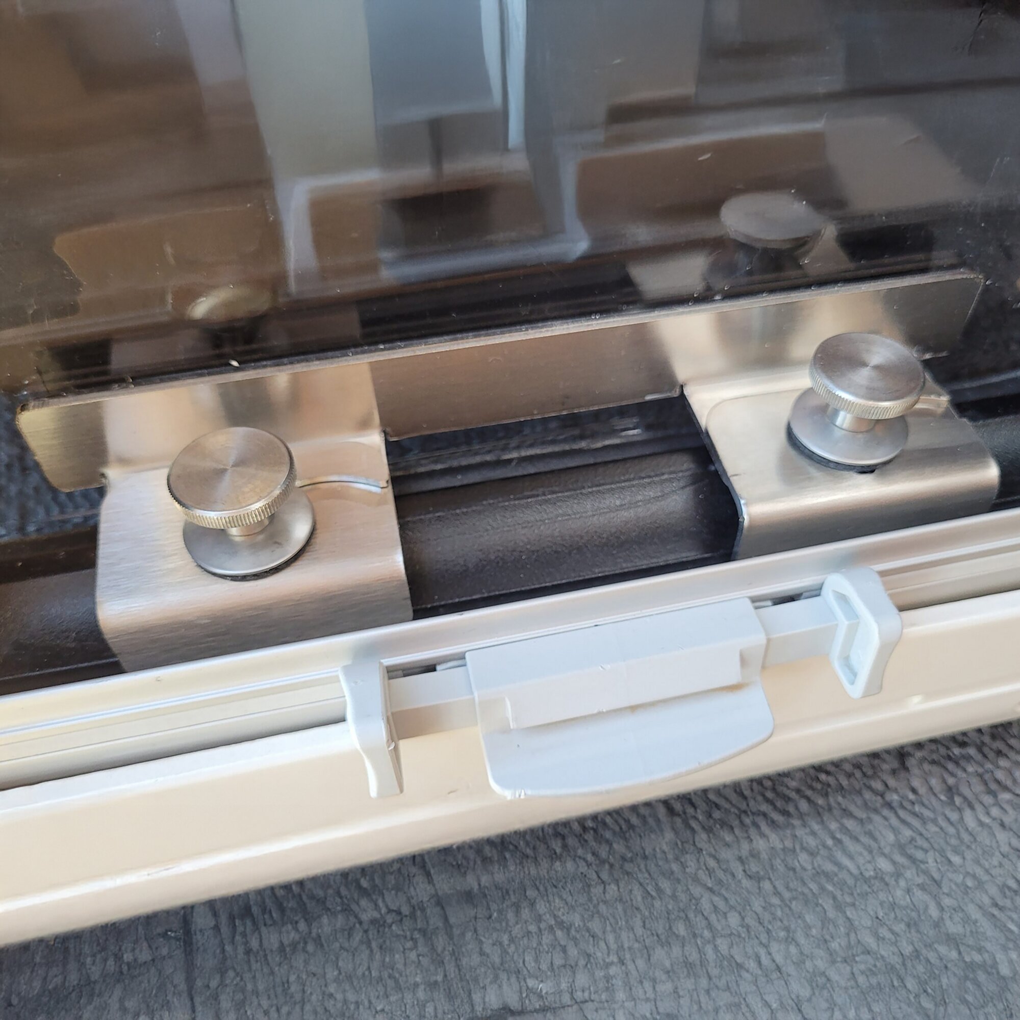 Einbruchschutz für Fenster für Dometic S4/S5/S10 Polyvison, silber, L