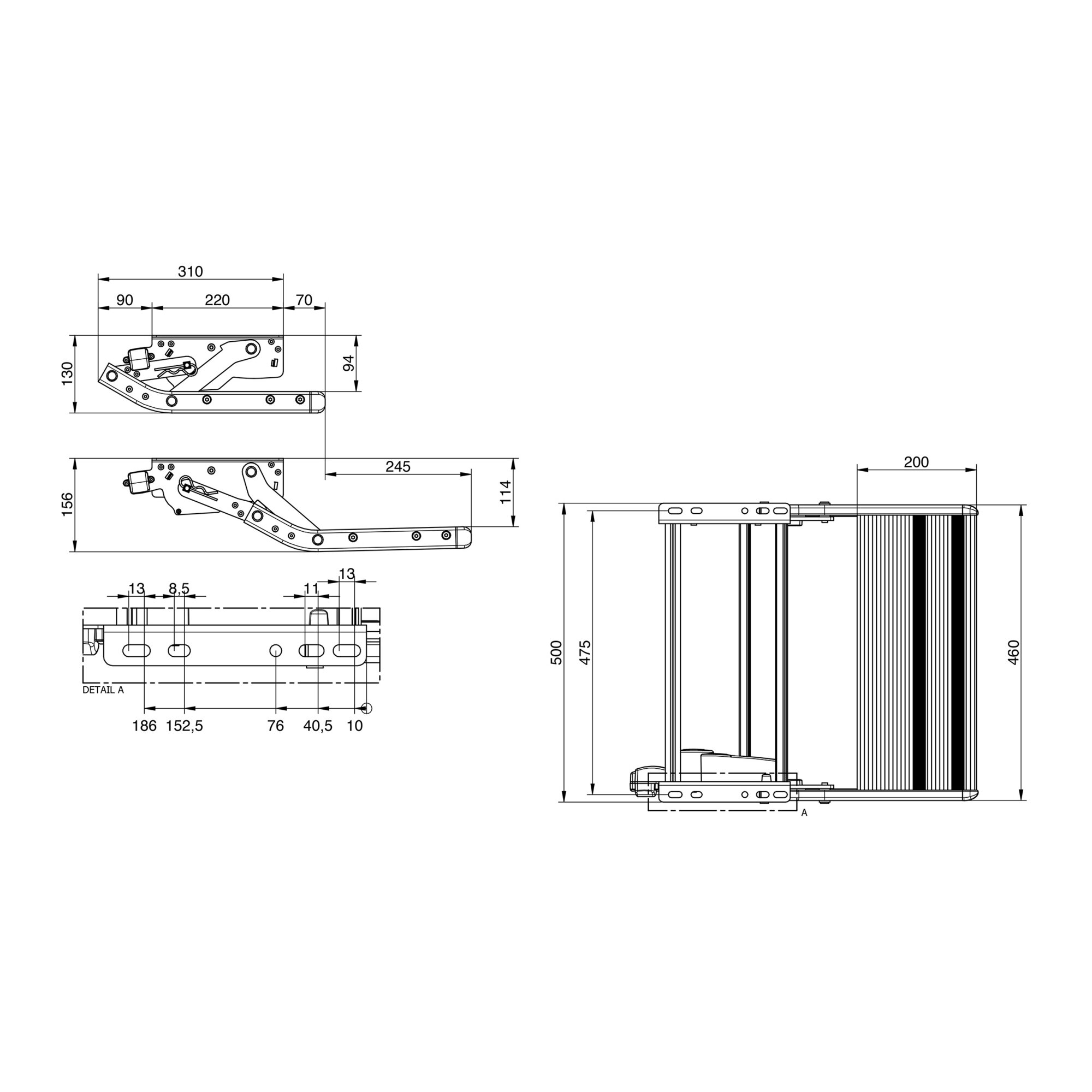 Trittstufe Thule Single Step compact 12V 500