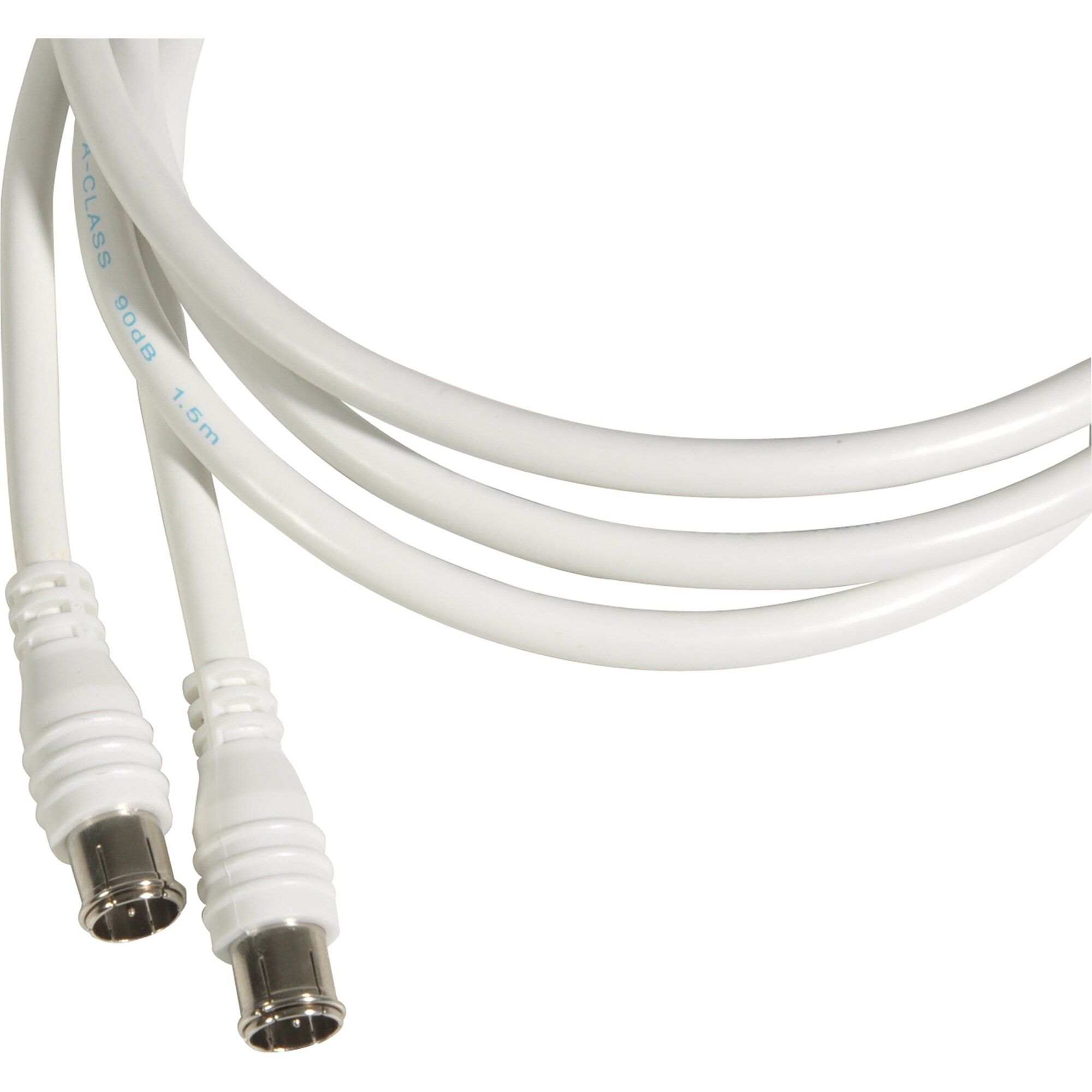 Sat-Kabel mit F-Quick-Steckern, 5 m