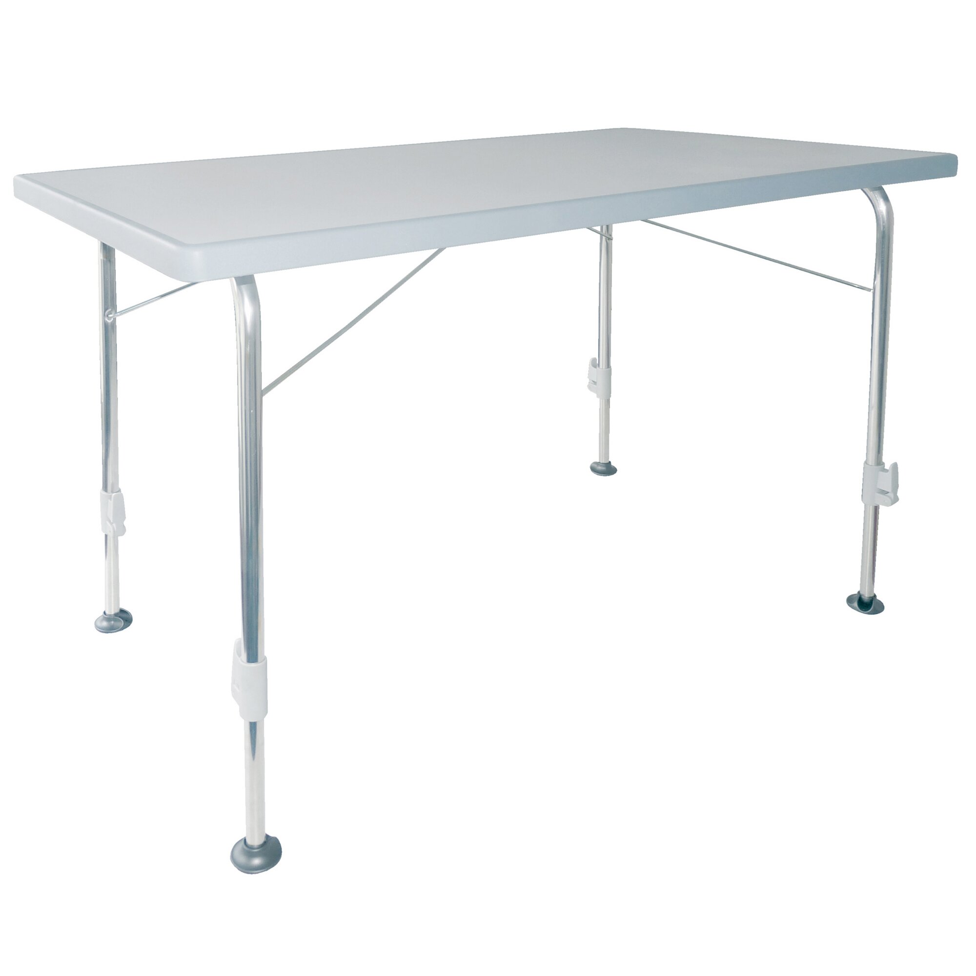 Campingtisch Stabilic 3, 115 x 70 cm, hellgrau