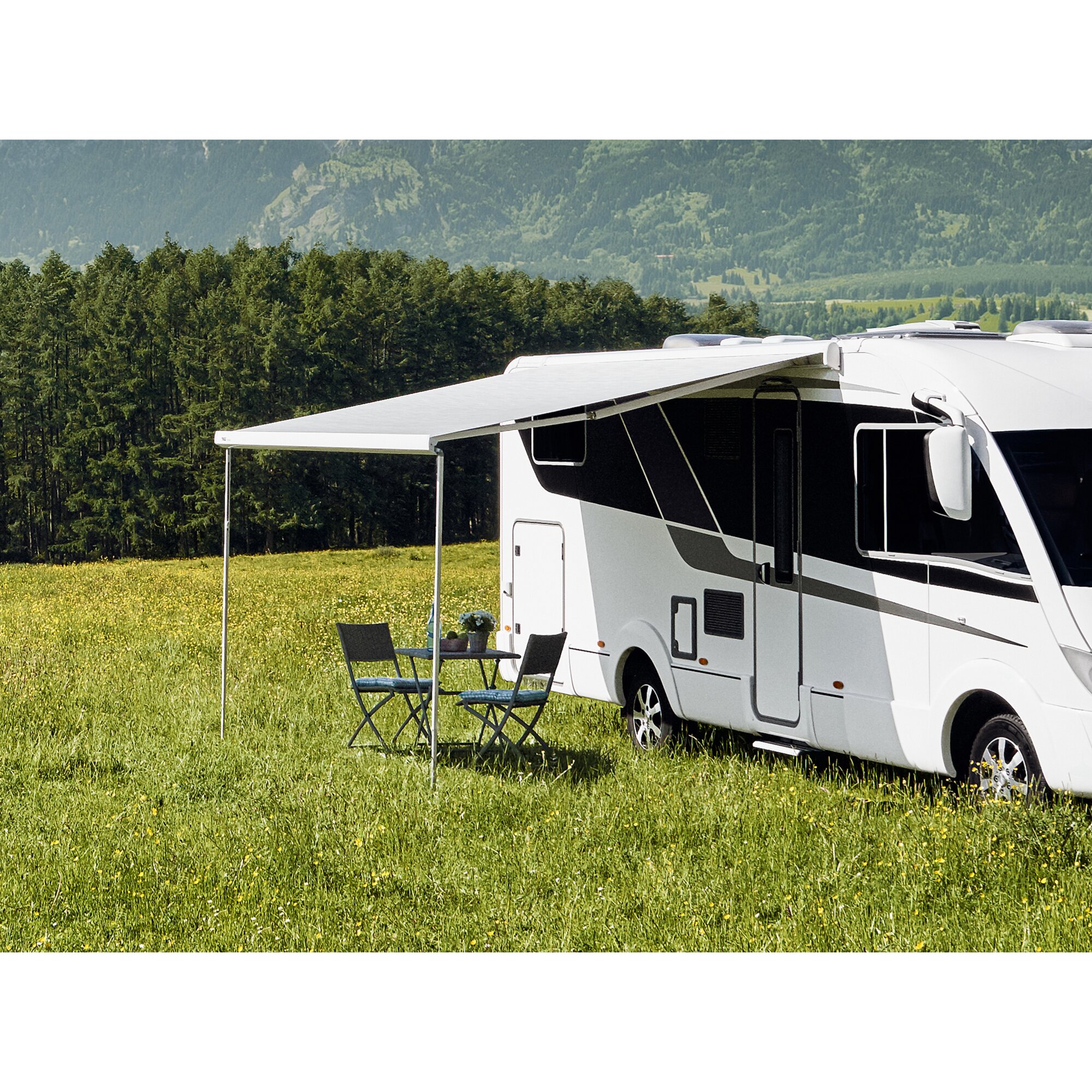 Markise Thule Omnistor 5200 mit Motor, anthrazit, 4,05 m