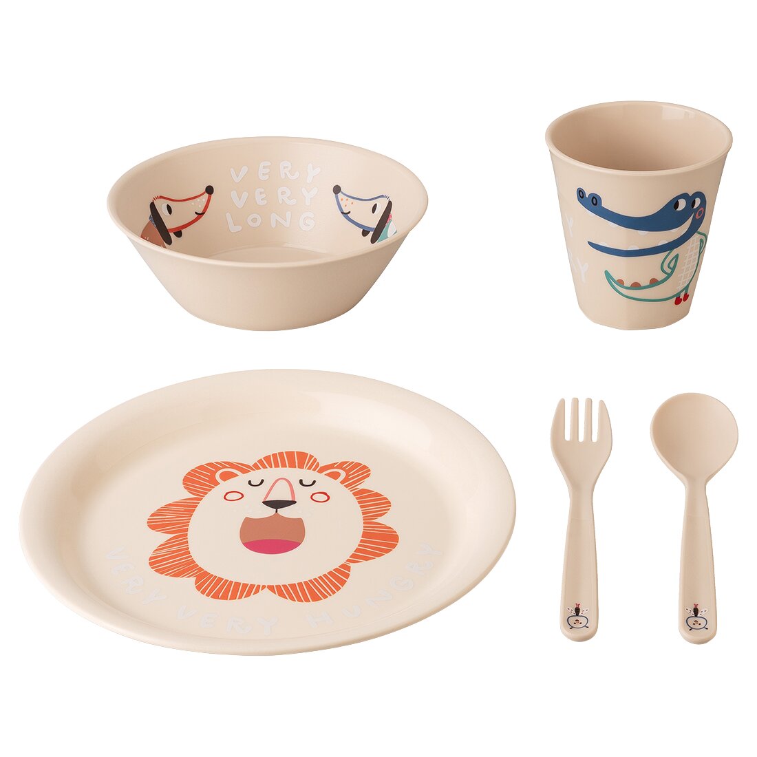 Kindergeschirr Very at Home 4er-Set