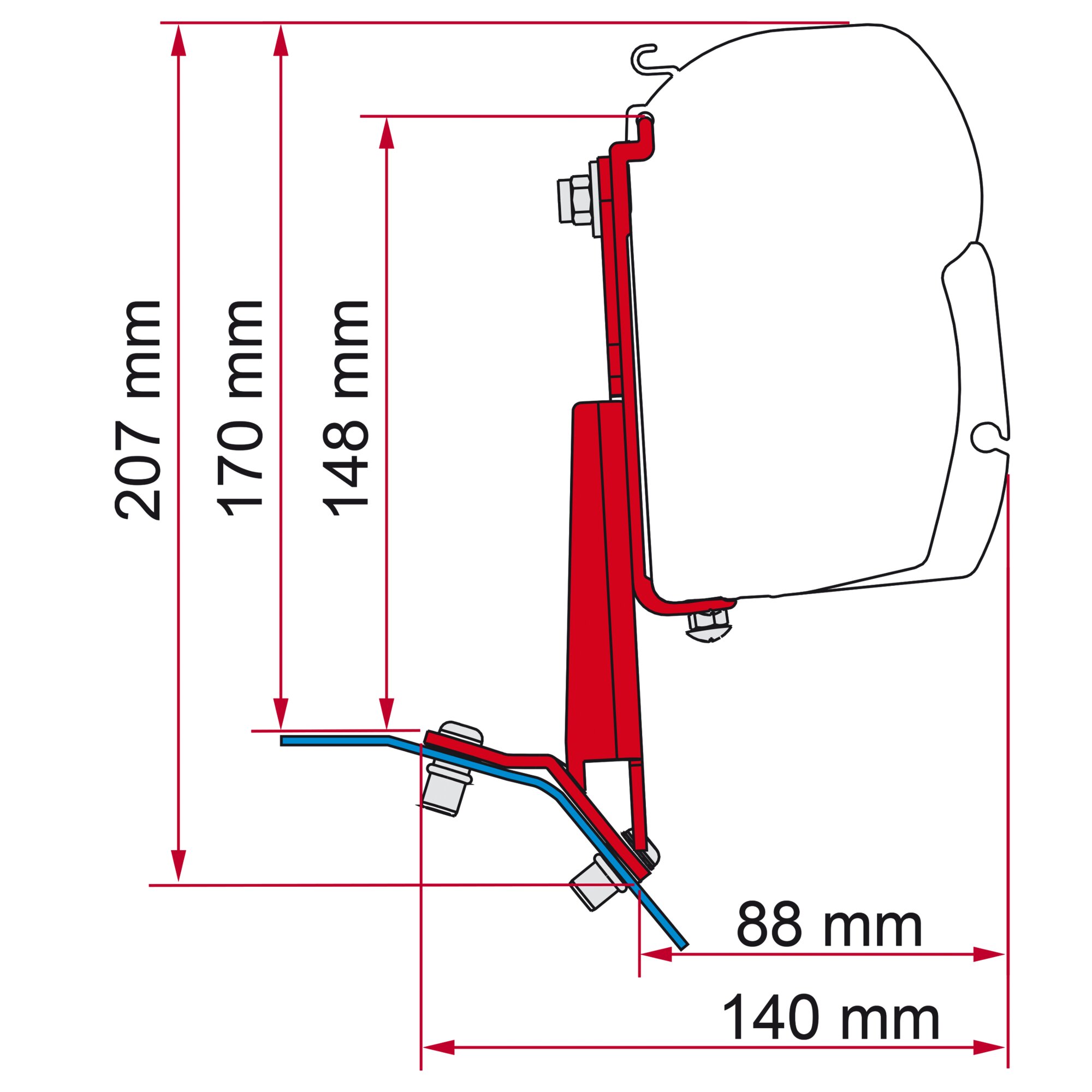 Kit Ford Custom Lift Roof H1 Deep Black