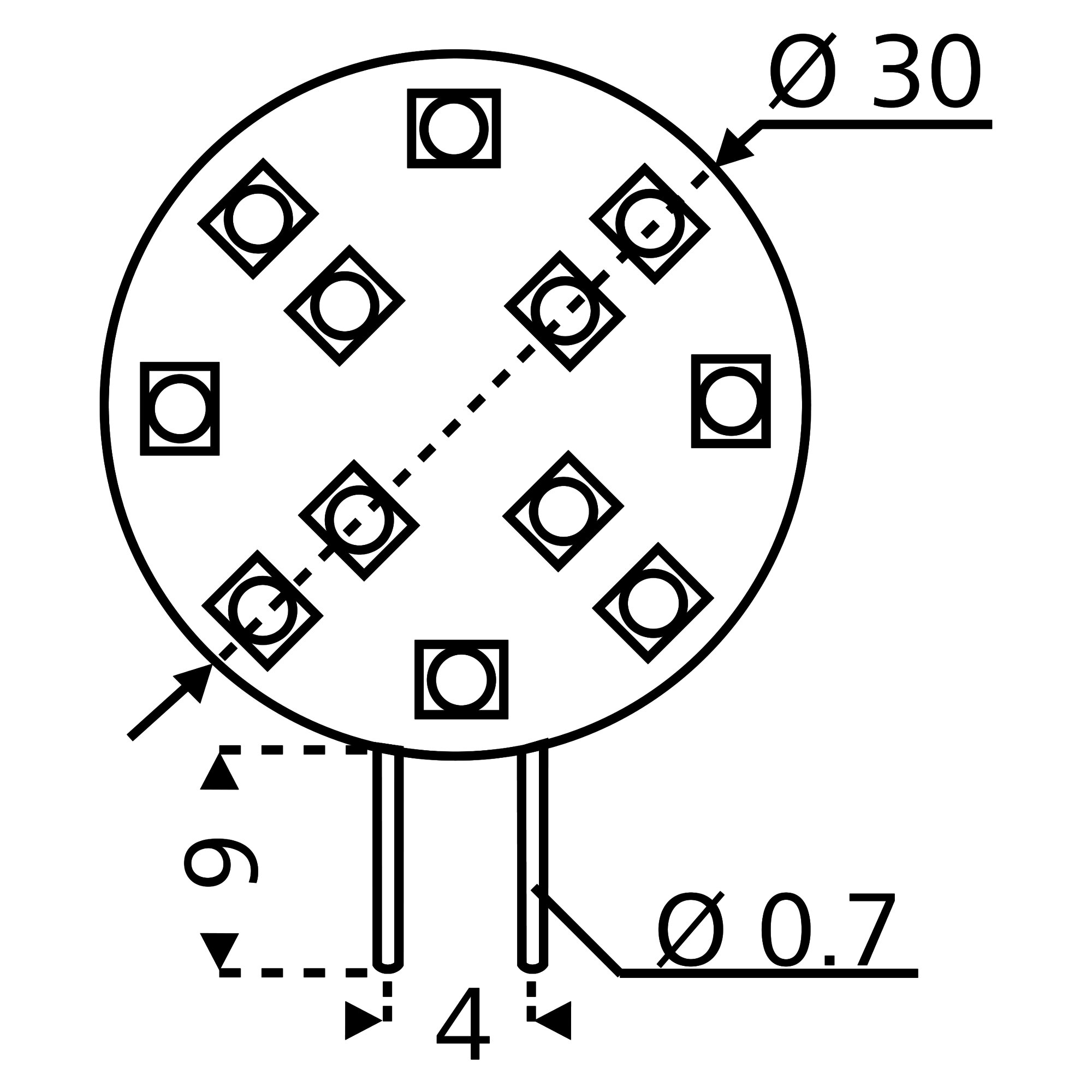 LED-Leuchtmittel G4 Flachmodule