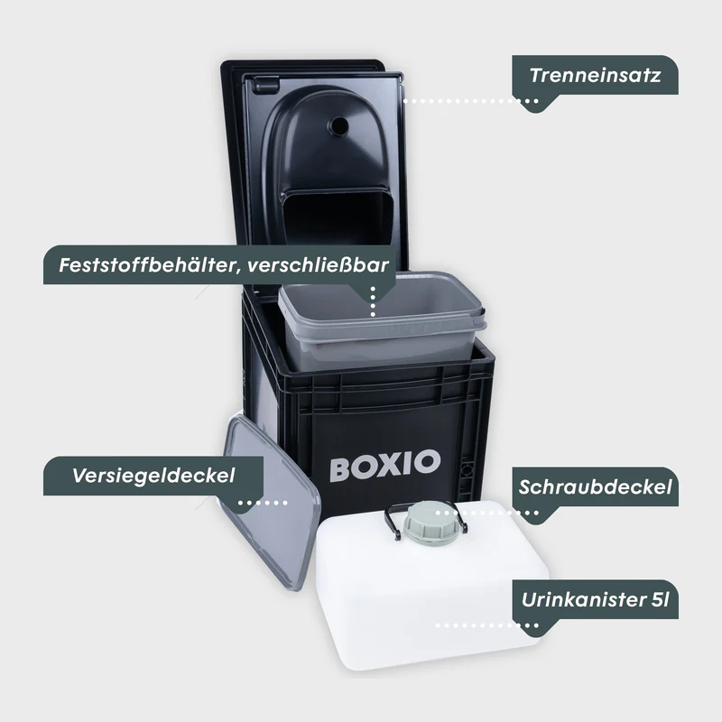 BOXIO Trenntoilette MAX + Komplettset BOXIO Trenntoilette MAX + Komplettset
