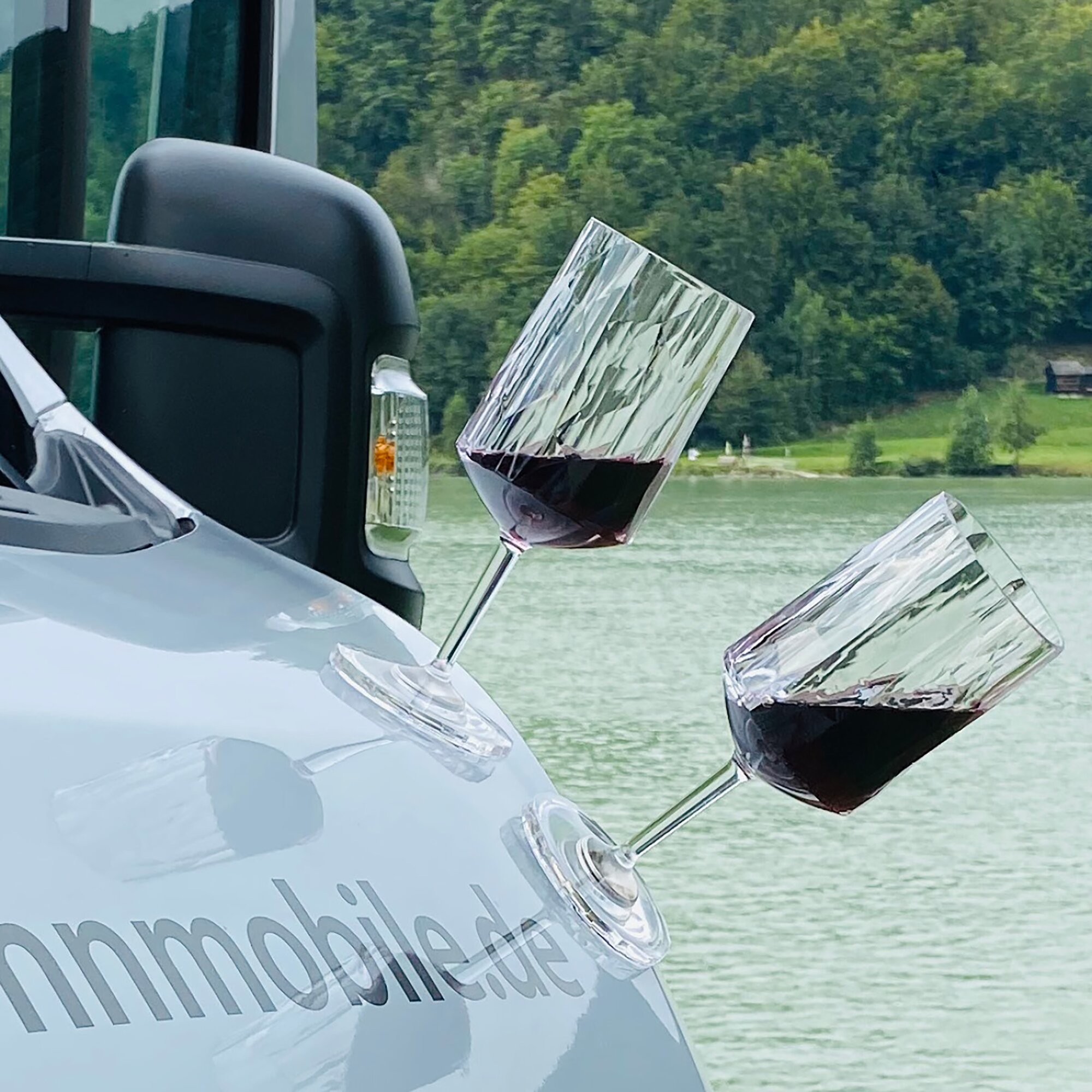 Magnet-Kunststoffgläser, Weinglas