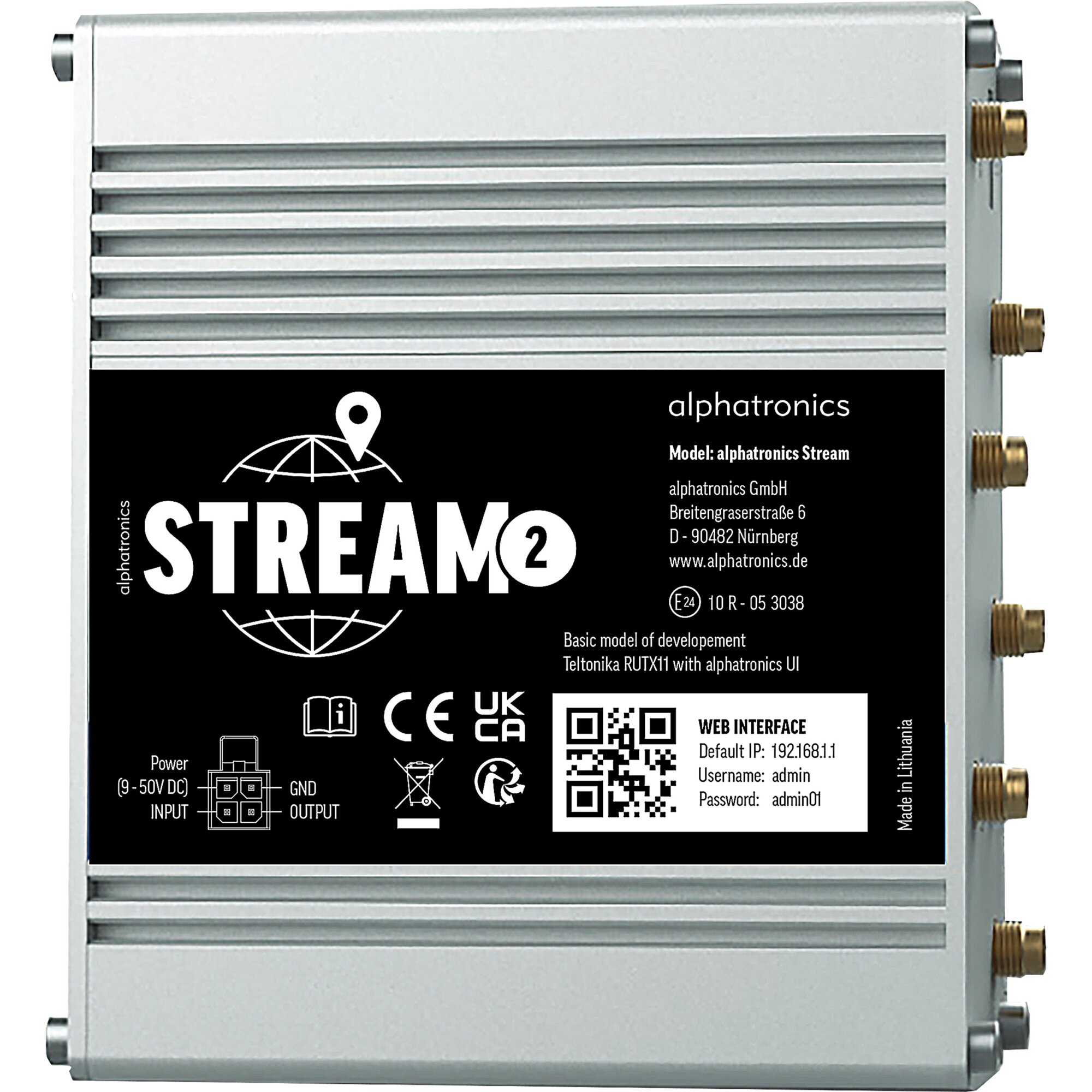 Routerset alphatronics Stream 2