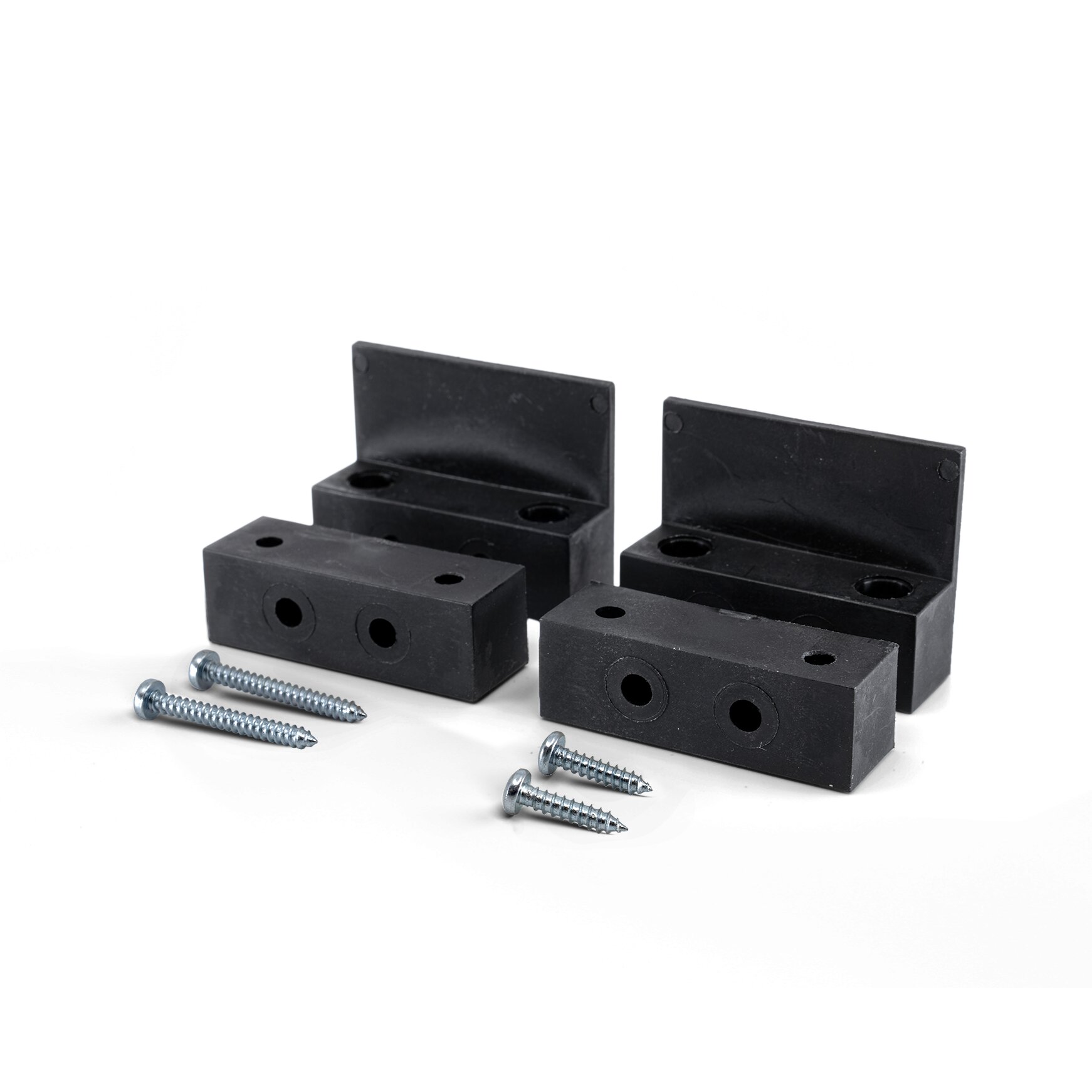Montageadapter (2 Paar), schwarz
