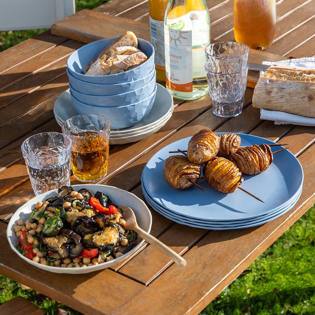 Geschirrset CLUB GÖTEBORG, blau