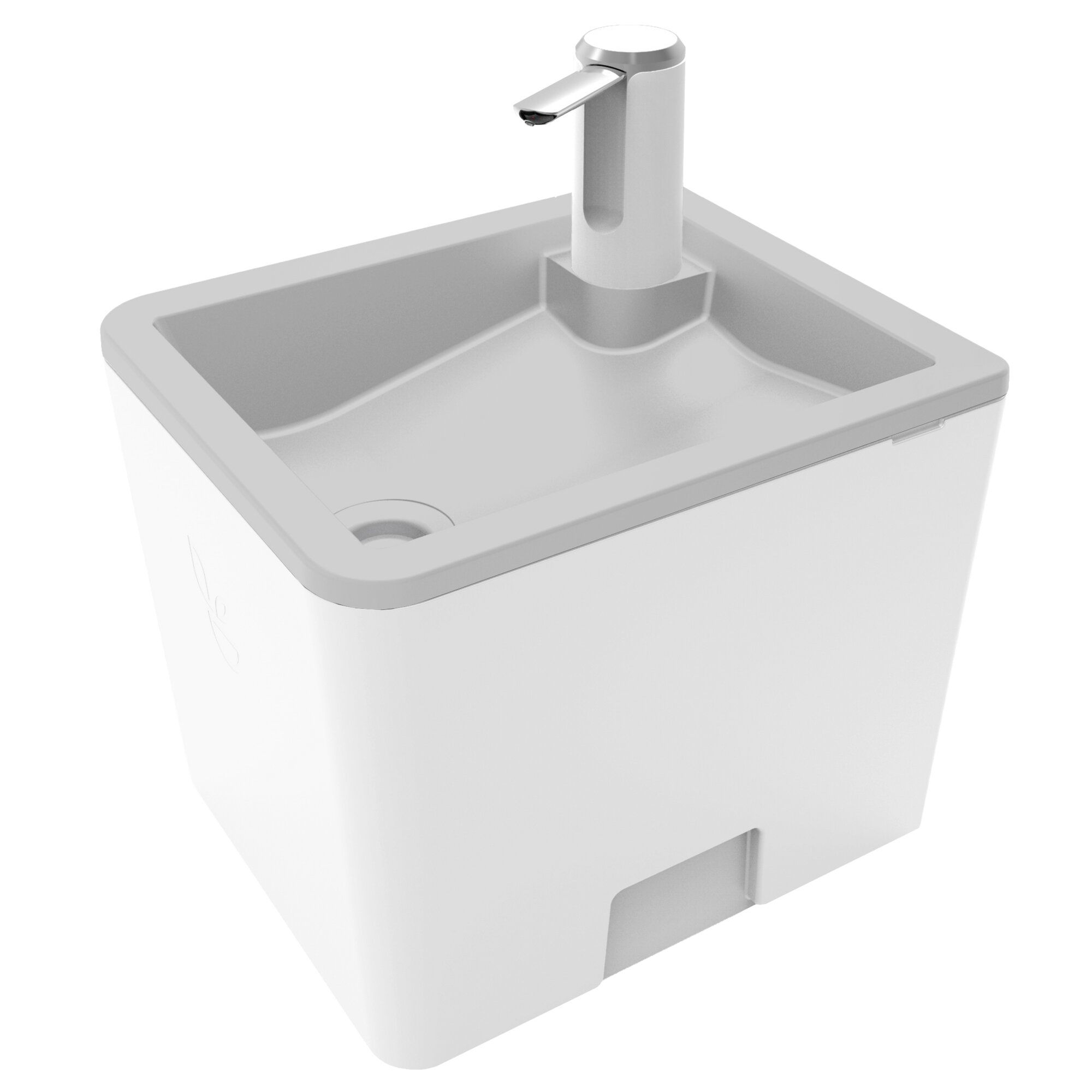 Waschbecken Trelino® Splash S weiß