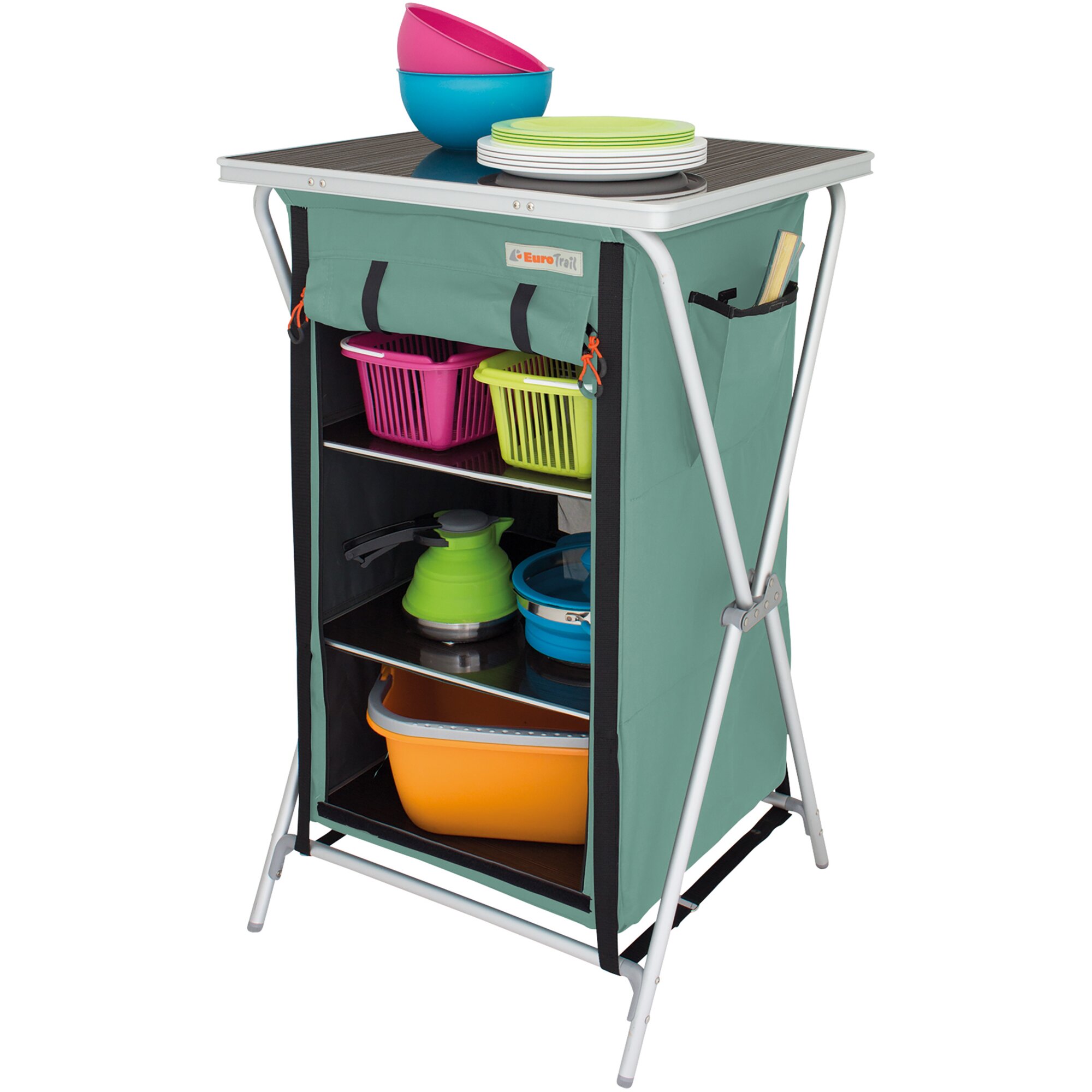 Campingschrank, hellgrün, Aubenas