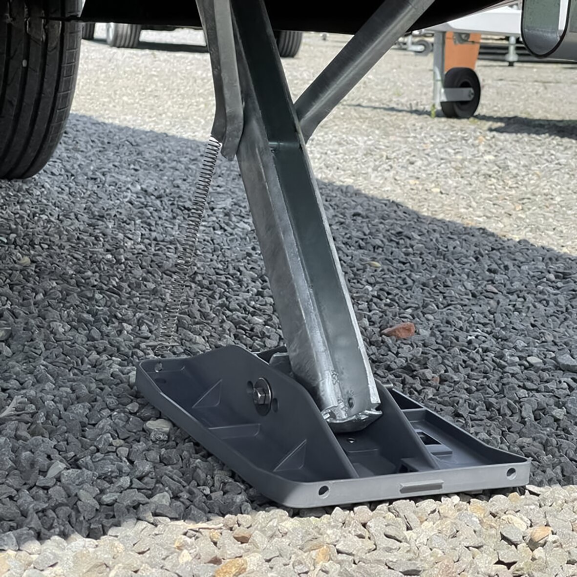 Abstützfuß Stützplatten 4er-Set