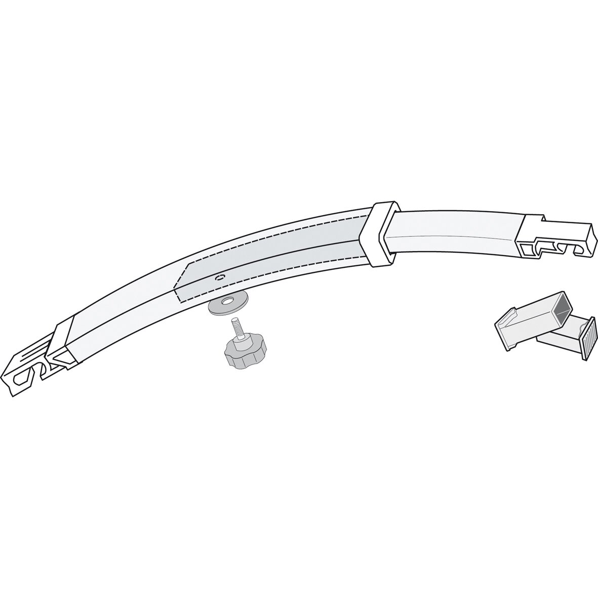 Spannstange Rafter Pro für Markise F45/F65/F70/F80s
