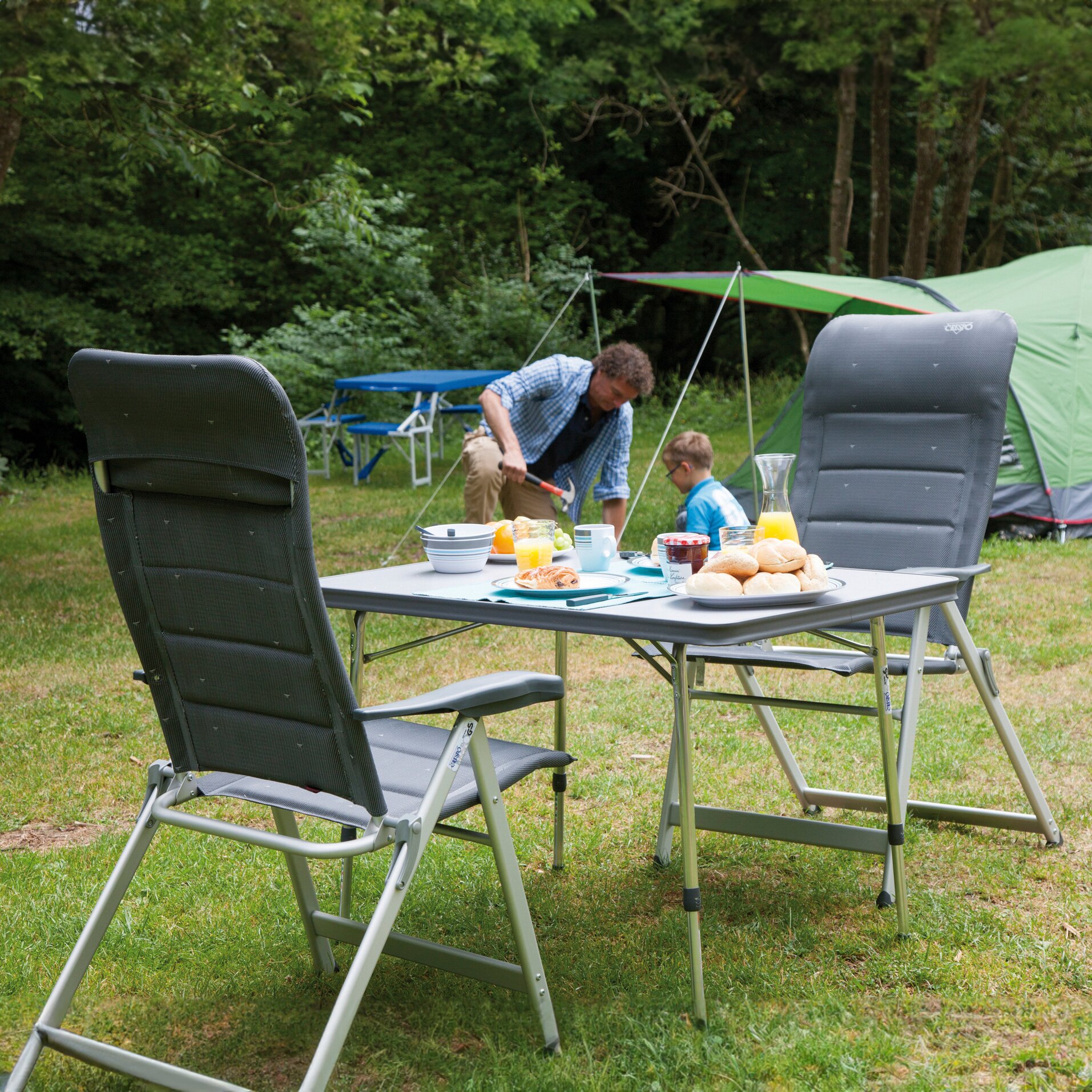 Campingstuhl M AL/237 Deluxe, anthrazit